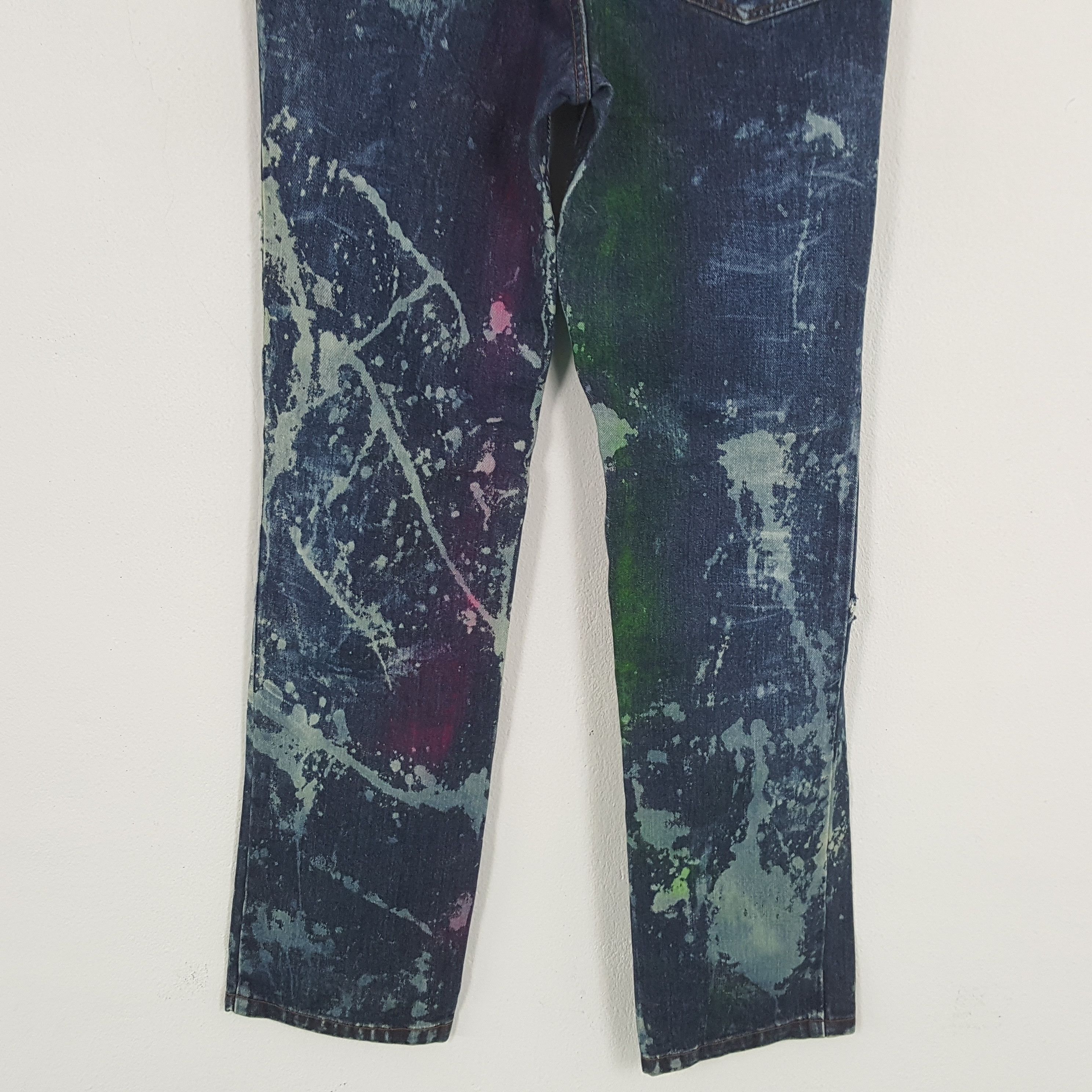 Vintage DENIM EXCHANGE Rare Fashion Style Distressed Jeans Size US 32 / EU 48 - 6 Thumbnail