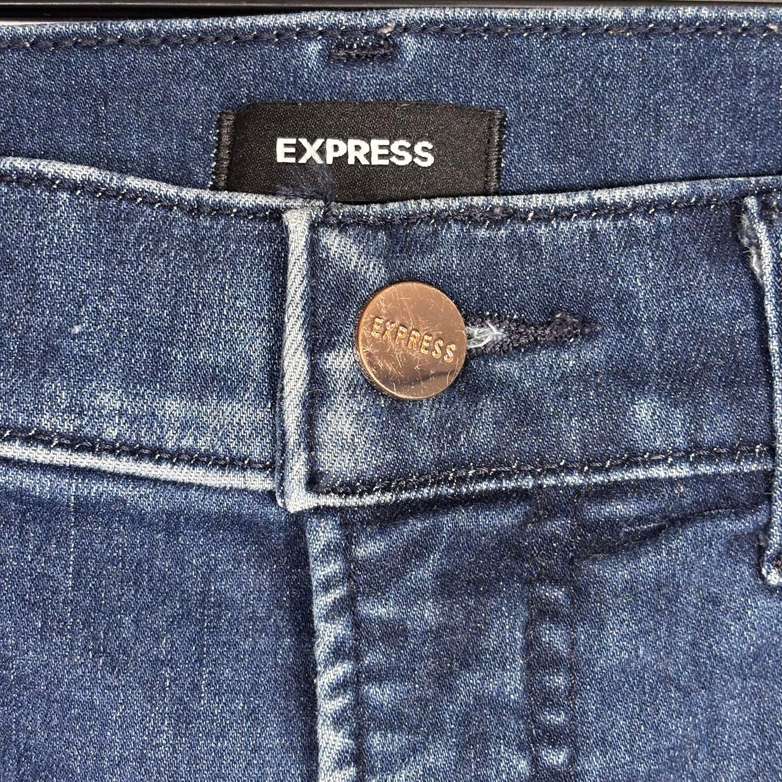 Express Express Skinny High Rise Jeans Size 8R Size 30" / US 8 / IT 44 - 3 Thumbnail