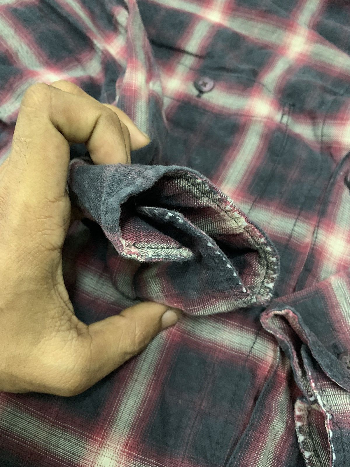 Japanese Brand × Neighborhood × Wtaps NEIGBHBORHOOD X WTAPS BUTTON UP DISTRESSED Size US L / EU 52-54 / 3 - 7 Thumbnail