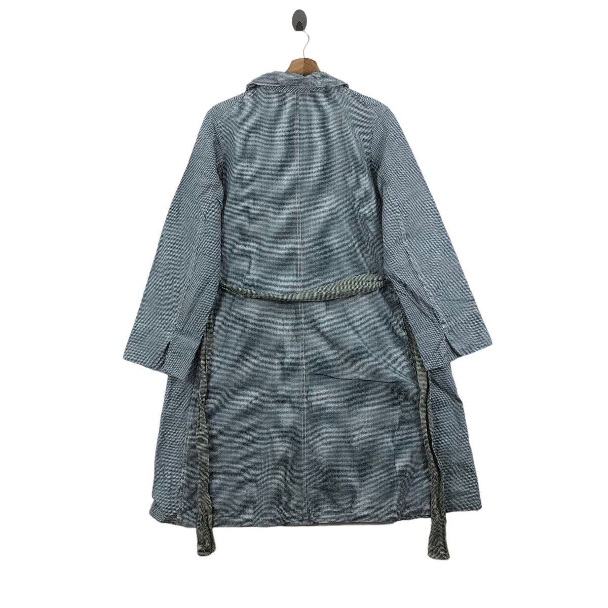 45rpm Vintage 45RPM Trench Coat Houndstooth Indigo Size US M / EU 48-50 / 2 - 4 Thumbnail