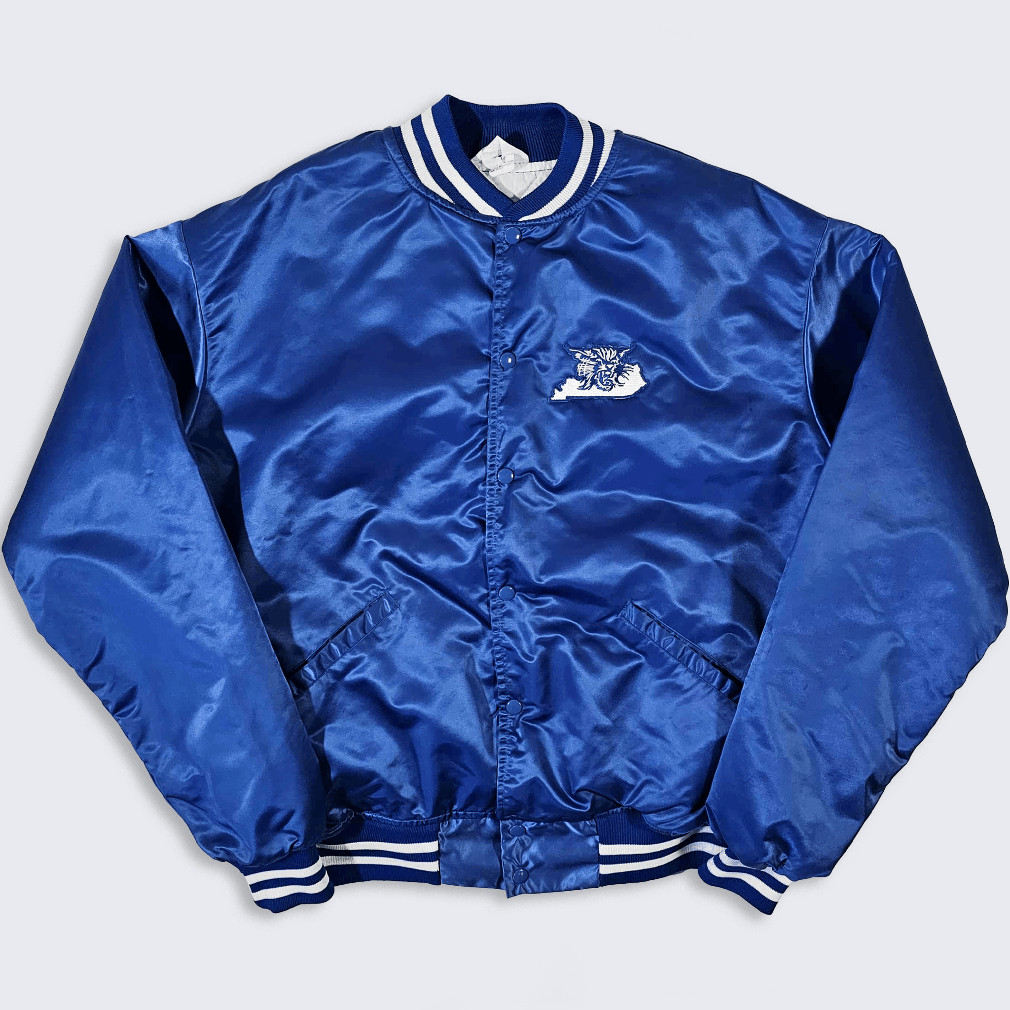 NCAA Kentucky Wildcats Vintage 90s Satin Bomber Jacket Size US XL / EU 56 / 4 - 2 Thumbnail