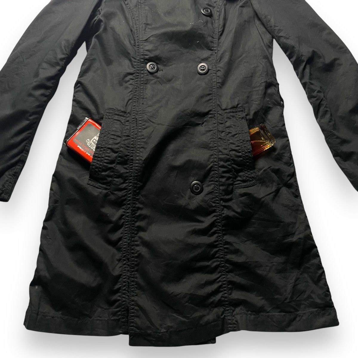 If Six Was Nine 🇯🇵 GOA PUNK GOTHIC TRENCH COAT JACKET Size S / US 4 / IT 40 - 6 Thumbnail