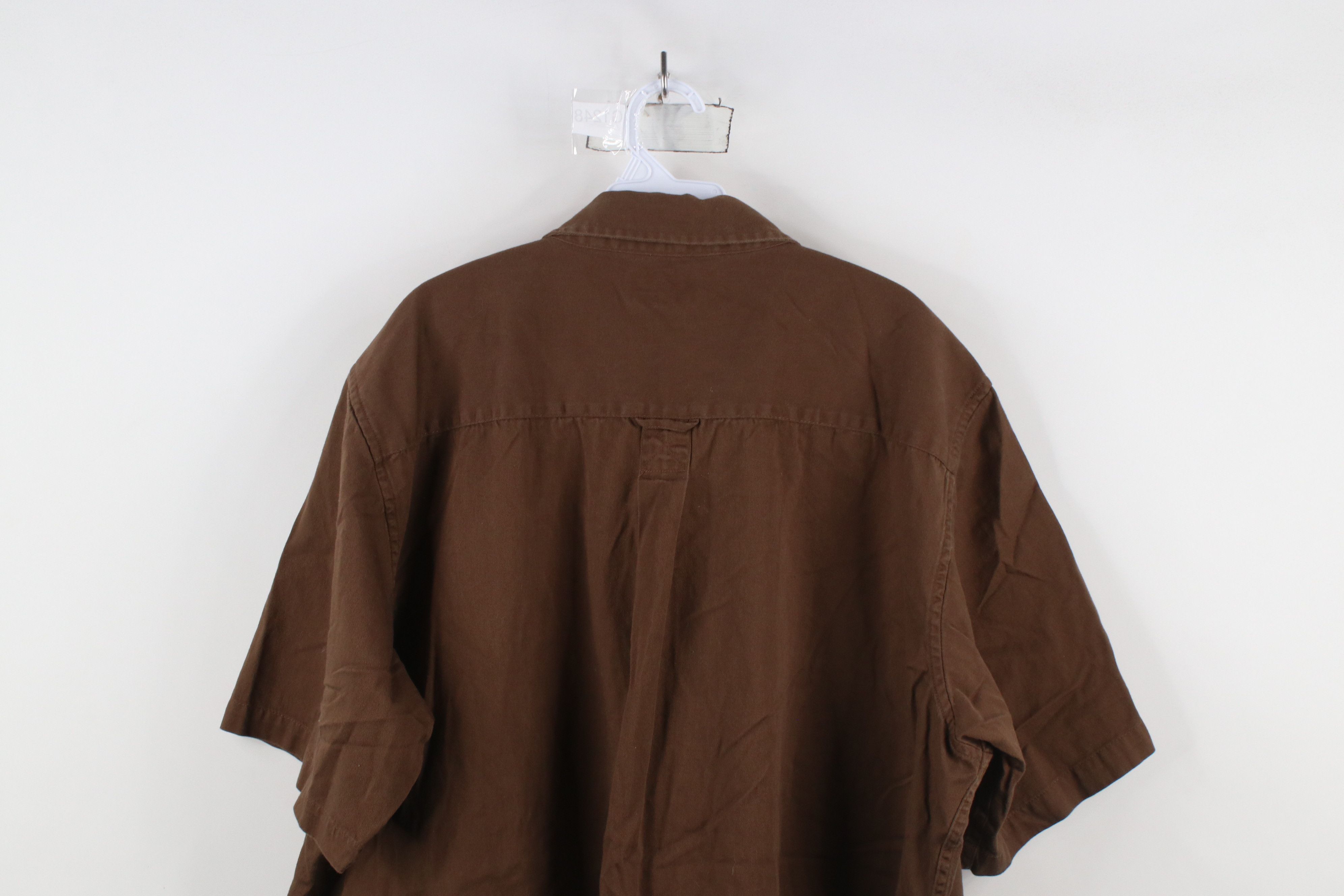 Vintage Vintage 90s Streetwear Short Sleeve Collared Button Shirt Size US XXL / EU 58 / 5 - 8 Thumbnail