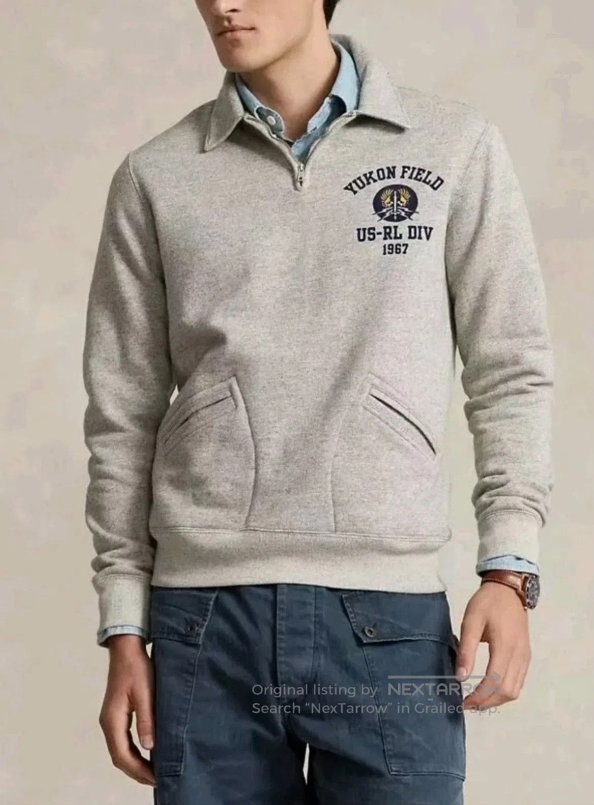 Polo Ralph Lauren Polo Ralph Lauren Vintage Distressed Sweatshirt. Size US M / EU 48-50 / 2 - 2 Thumbnail