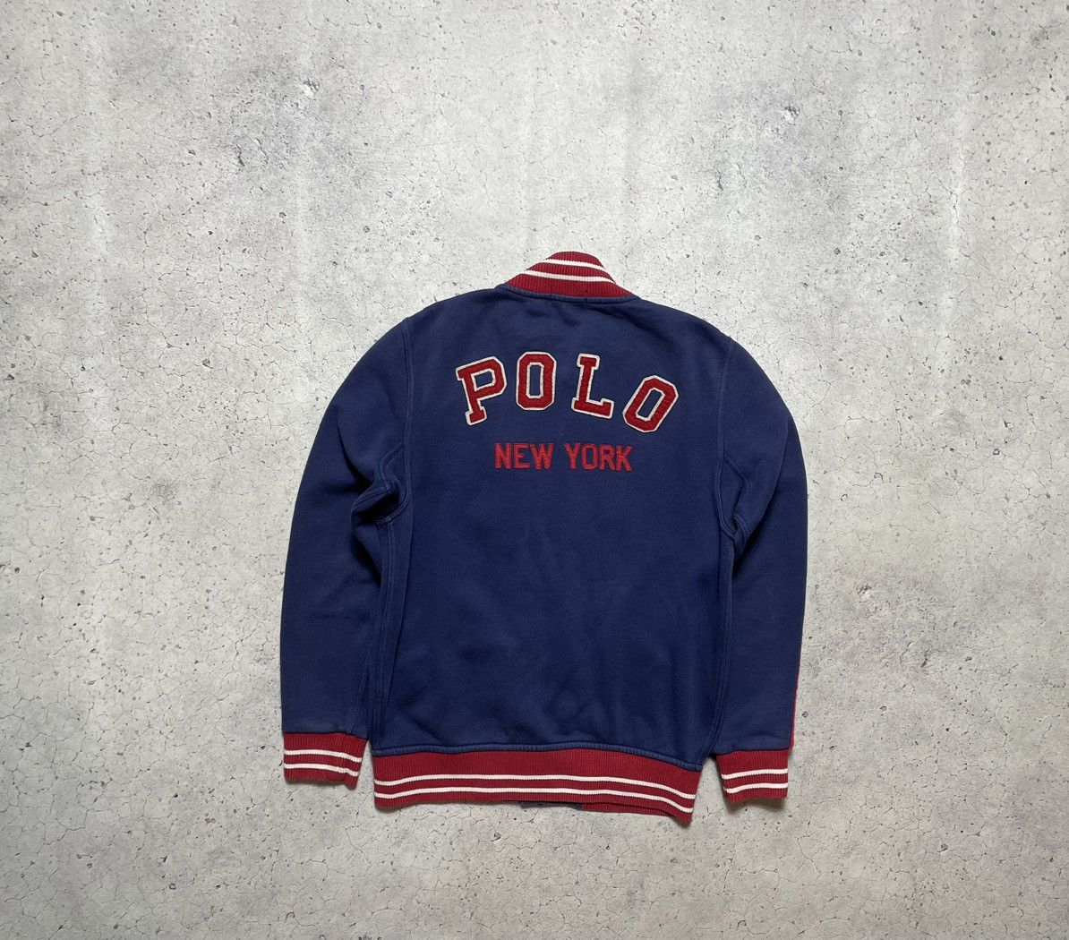 Polo Ralph Lauren Vintage Polo Ralph Lauren New York Big Logo Bomber Jacket Size US S / EU 44-46 / 1 - 2 Thumbnail