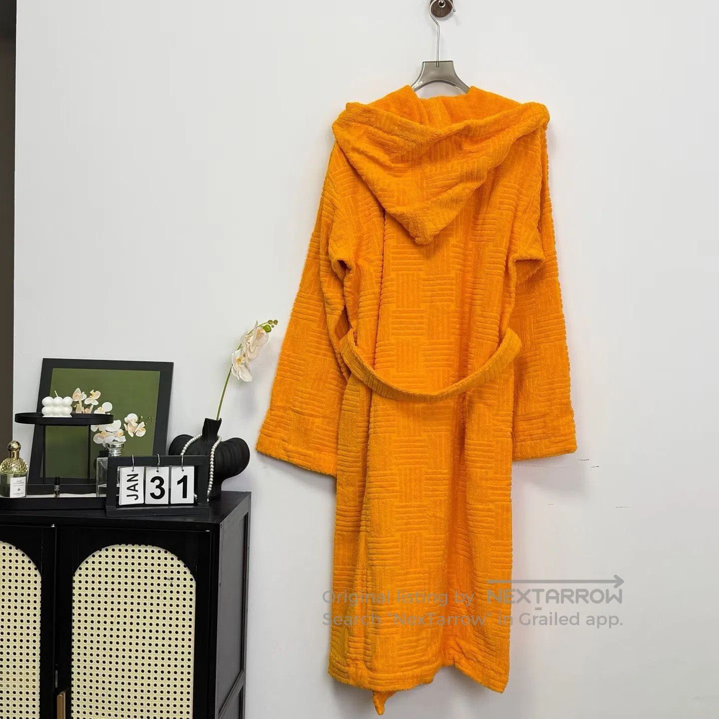 Japanese Brand Bottega Veneta Orange Logo Bathrobe L. Size US L / EU 52-54 / 3 - 4 Thumbnail