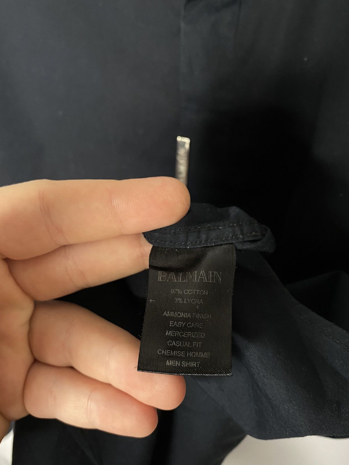 Balmain 💵Balmain Paris Luxury Shirt Long Sleeve💵 Size US M / EU 48-50 / 2 - 11 Thumbnail