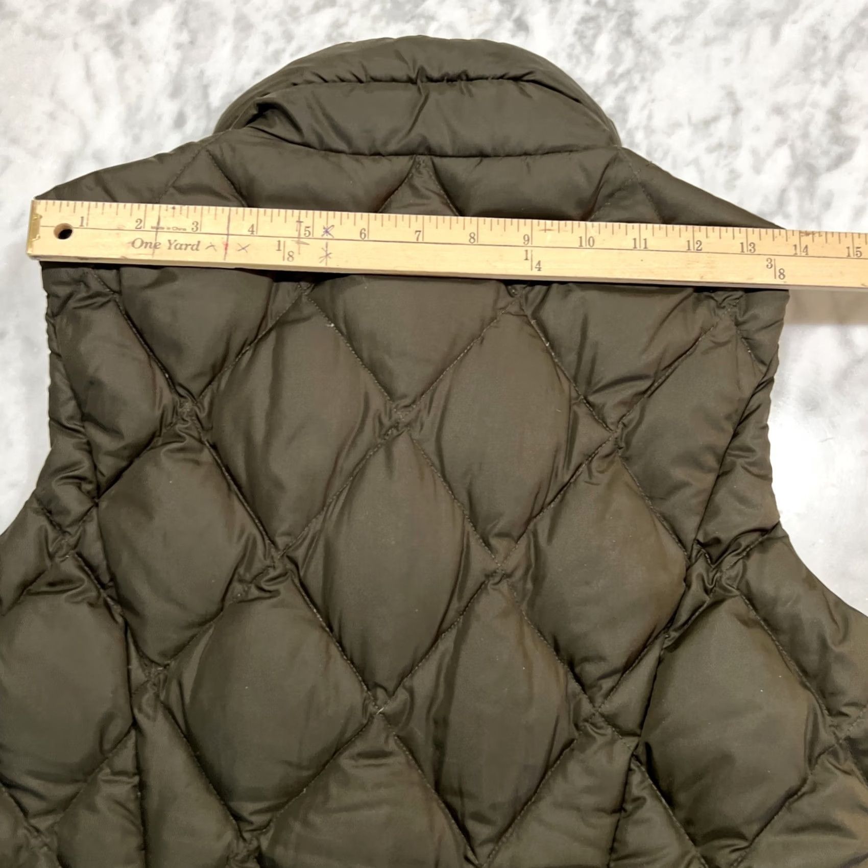 Eddie Bauer Eddie Bauer Vest Womens M Brown Quilted Puffy Goose Down Zipper Snaps Pockets Size M / US 6-8 / IT 42-44 - 7 Thumbnail