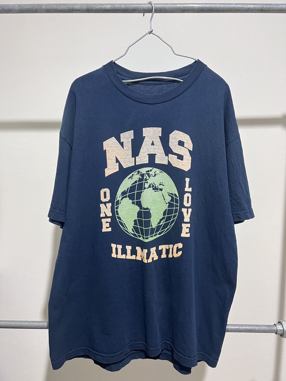 Nas Vintage Y2K Nas Illmatic Promo Tee XL Faded HipHop Rap Size US XL / EU 56 / 4 - 7 Thumbnail