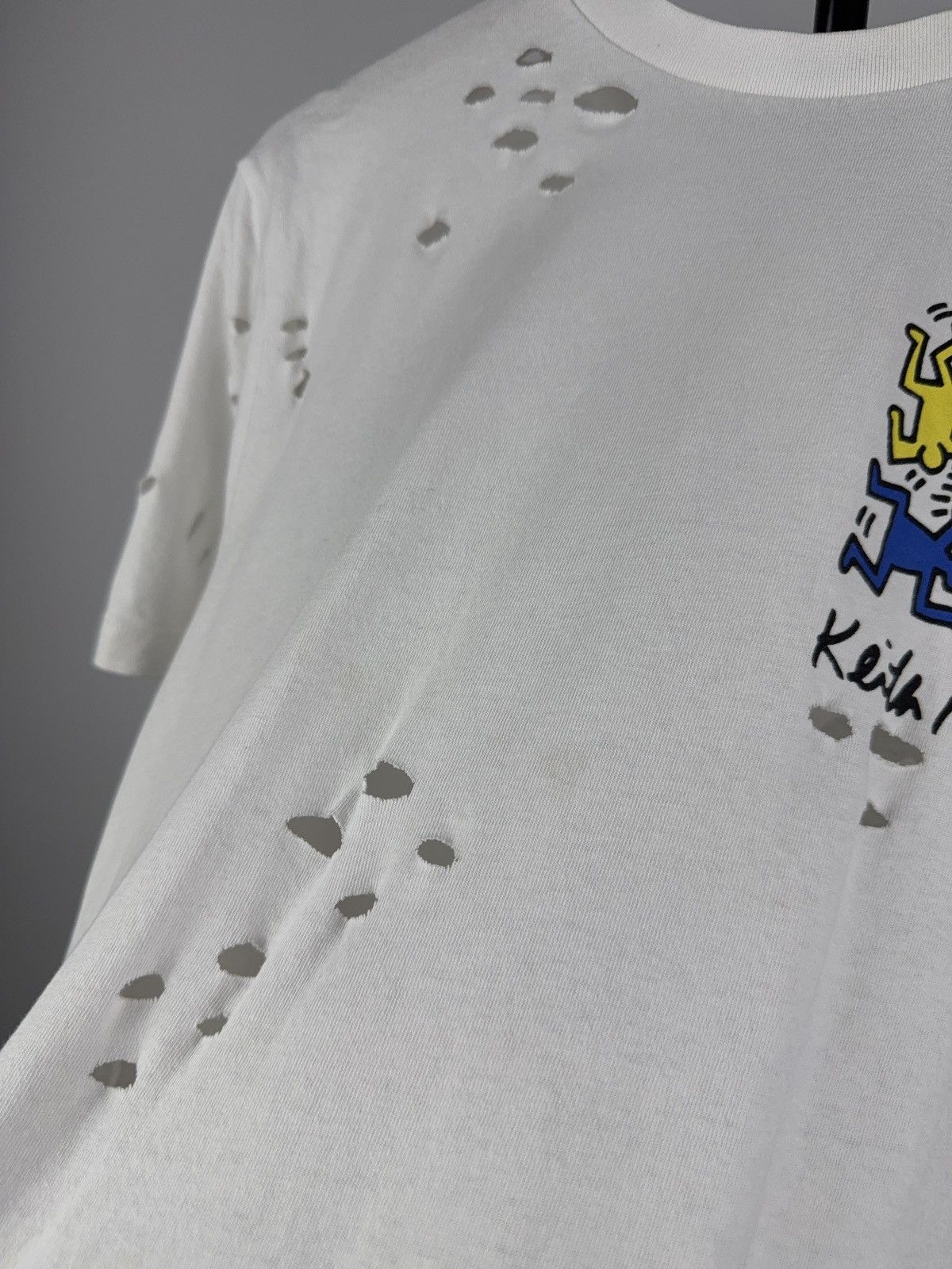 Keith Haring Vintage Distressed 00s Att Logo Keith Haring T-Shirt Size US L / EU 52-54 / 3 - 8 Thumbnail
