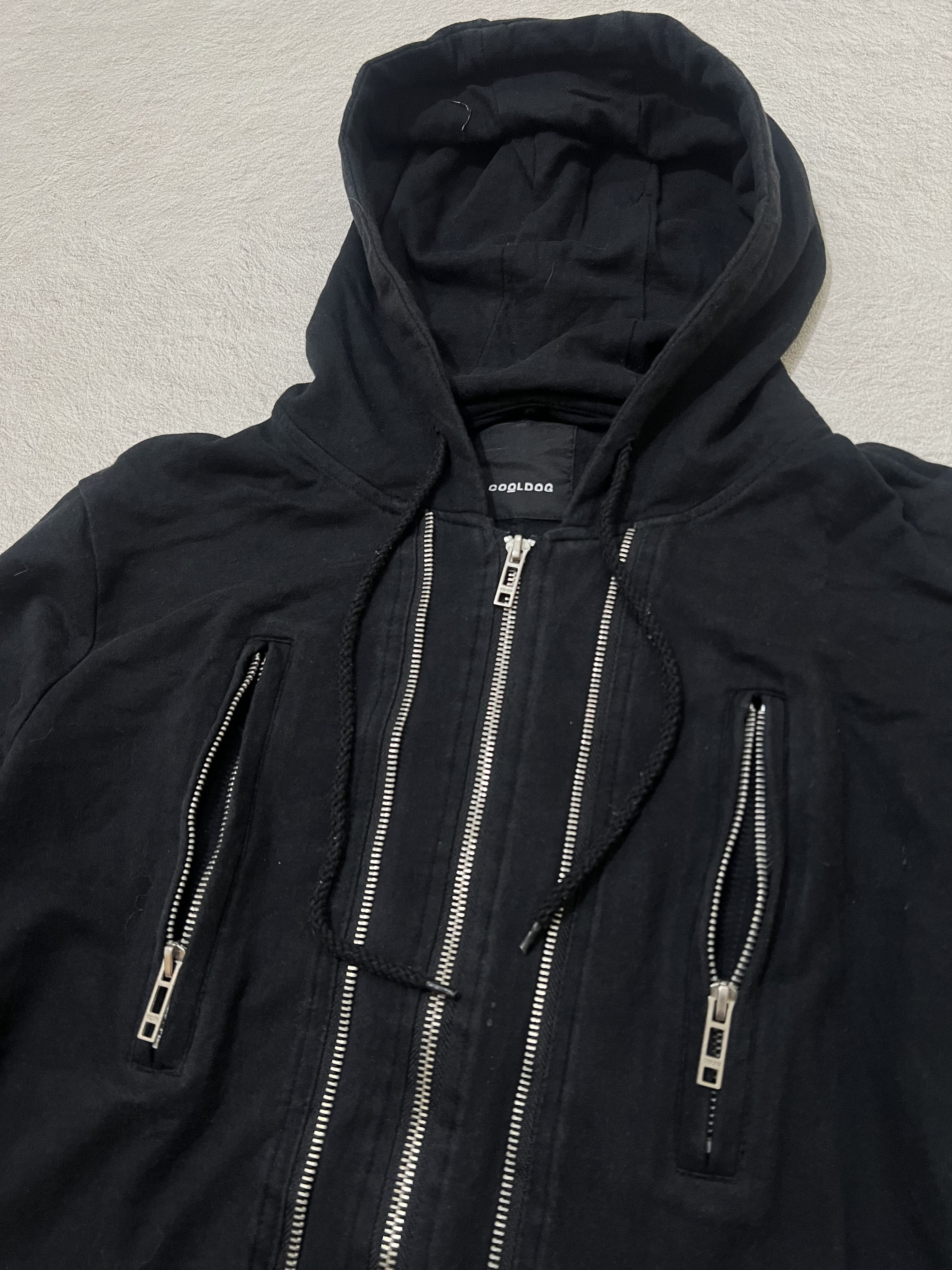 Japanese Brand 2000s Maison Hysteric Multi Zip Vkei Hoddie y2k Lgb Ifsix Size US M / EU 48-50 / 2 - 3 Thumbnail