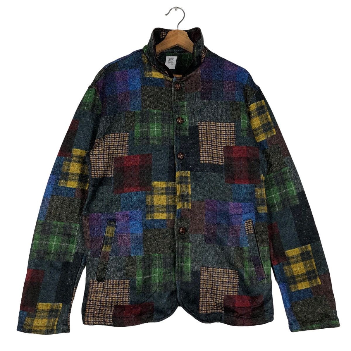 Japanese Brand 🔥Rare Patch Work Design Rare Colour Issey Miyake Design Size US L / EU 52-54 / 3 - 1 Thumbnail