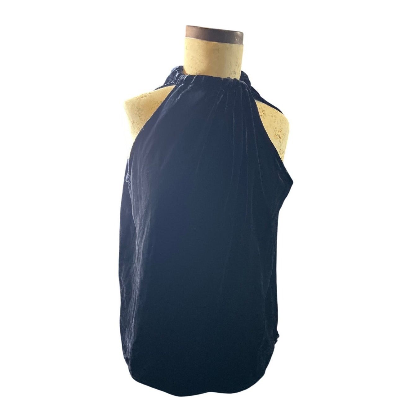Boden Boden Navy Blue Velvet Halterneck Top Size 8 Size M / US 6-8 / IT 42-44 - 1 Thumbnail