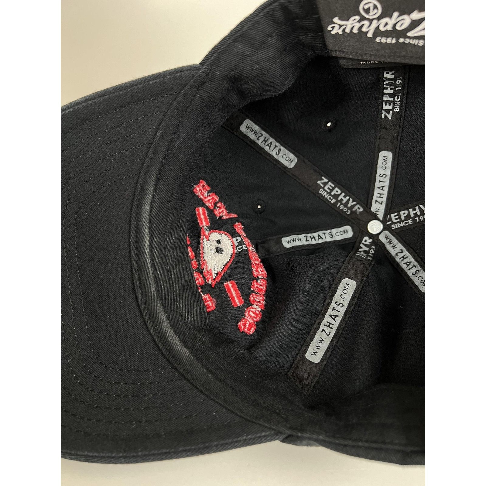 Zephyr Southern Utah Thunderbirds Hat Cap Strap Back Mens Black NCA Size ONE SIZE - 8 Thumbnail