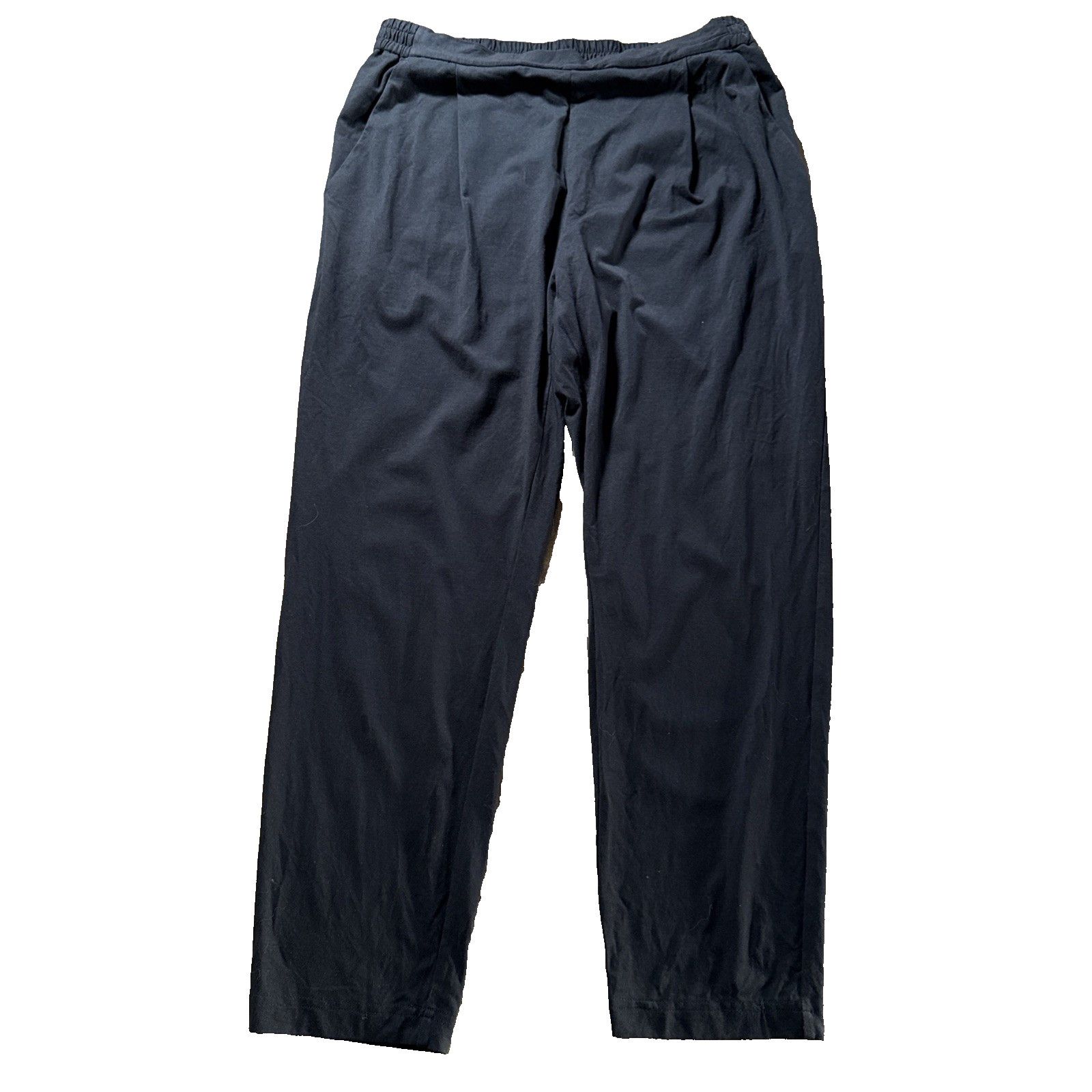 Allsaints All Saints Women 8 Aleida Jersey Trouser Black Taper Pull On Size 30" / US 8 / IT 44 - 2 Thumbnail