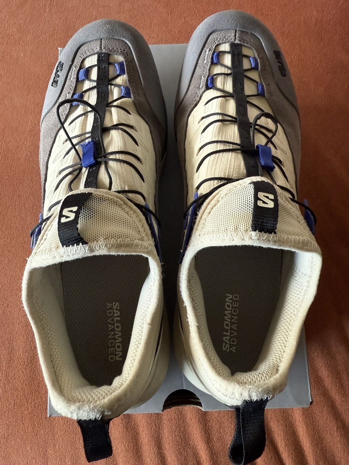 Salomon Salomon Alpinway Advanced | S[LAB] - Almond Milk/Plum Size US 8.5 / EU 41-42 - 5 Thumbnail