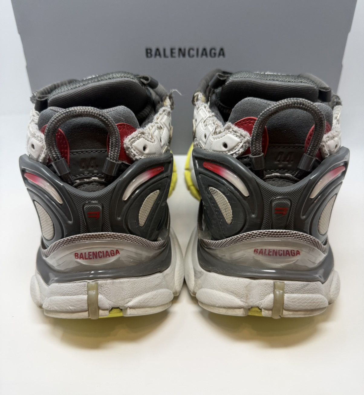 Balenciaga Balenciaga Runner Sneaker Red/Yellow Size US 11 / EU 44 - 5 Thumbnail