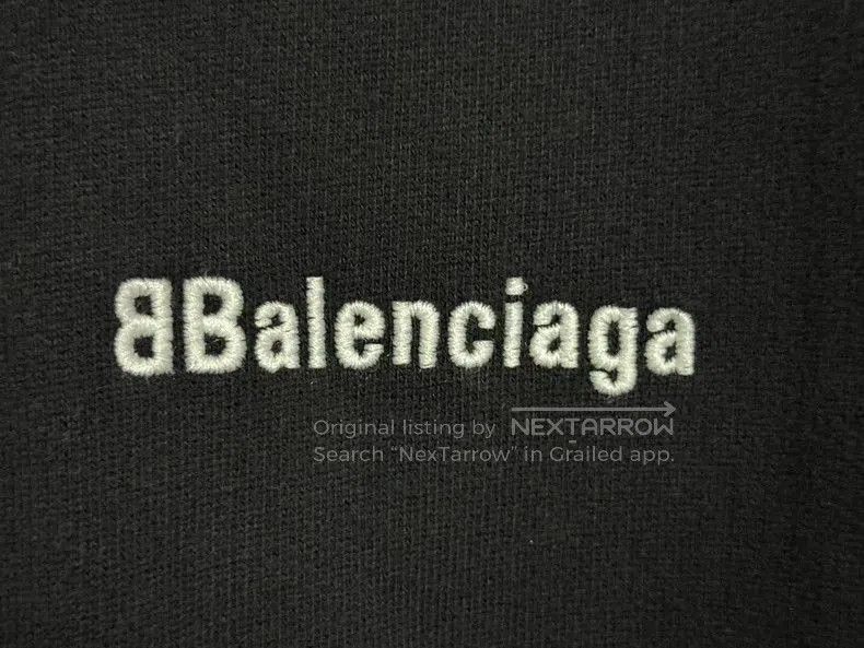 Balenciaga Balenciaga Embroidered BB Logo Hoodie. Size US S / EU 44-46 / 1 - 5 Thumbnail
