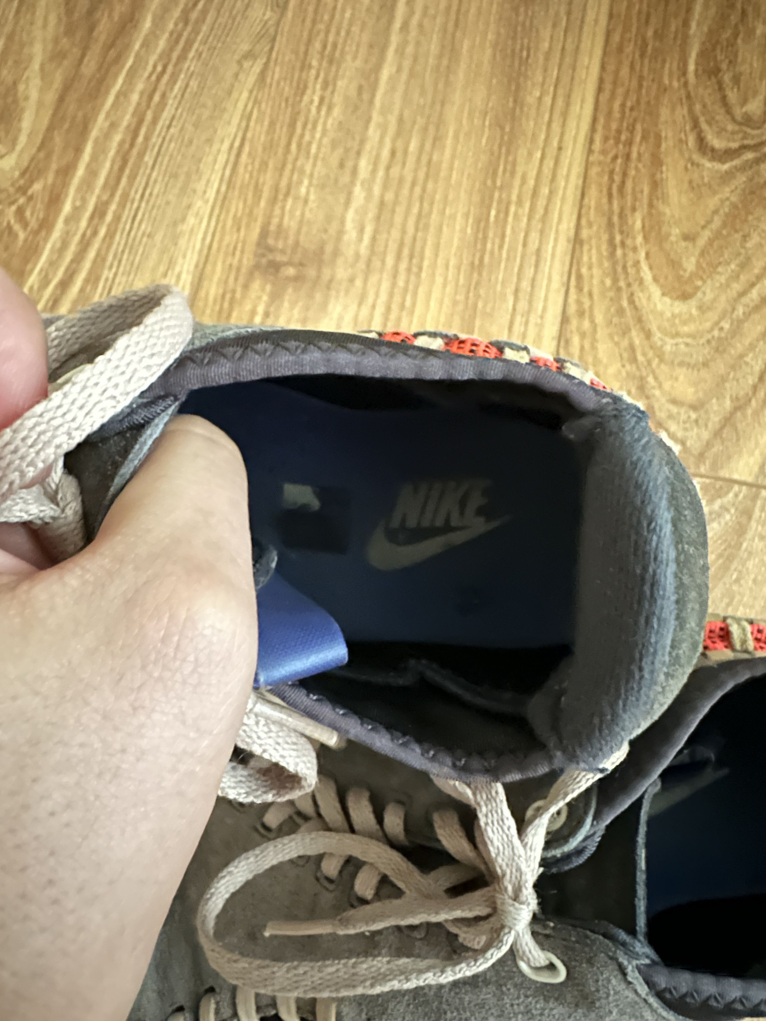 Nike Nike Air Footscape Woven Chukka Knit Midnight Stadium Size US 9.5 / EU 42-43 - 4 Thumbnail