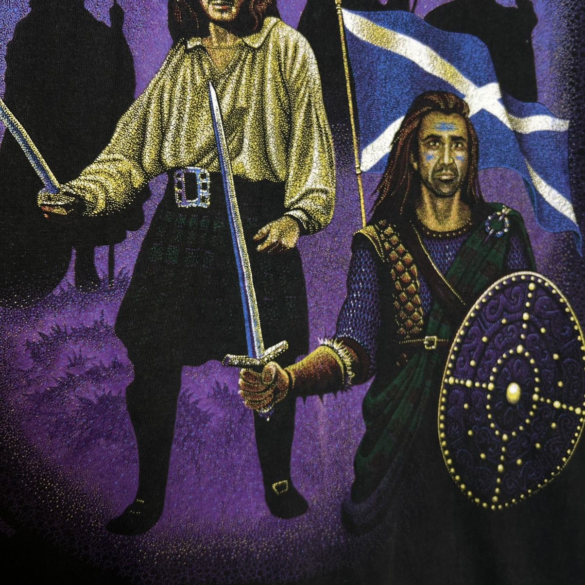 Vintage Vintage Scotland Land Of Heroes Big Graphic logo 90’s tee Size US M / EU 48-50 / 2 - 4 Thumbnail