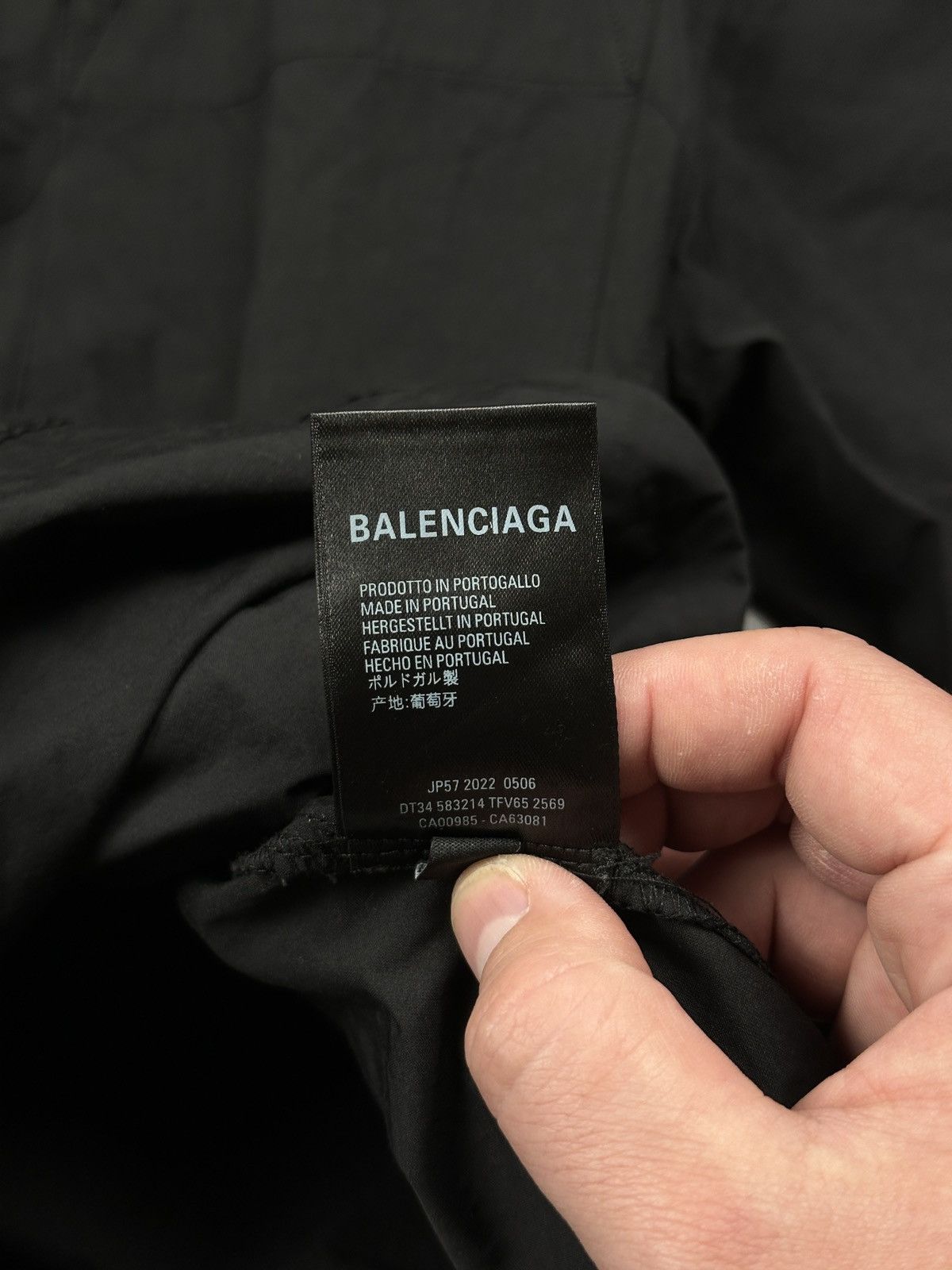 Balenciaga Balenciaga Tape Type Logo Shirt Black Lux Runway Oversized Size US M / EU 48-50 / 2 - 15 Thumbnail