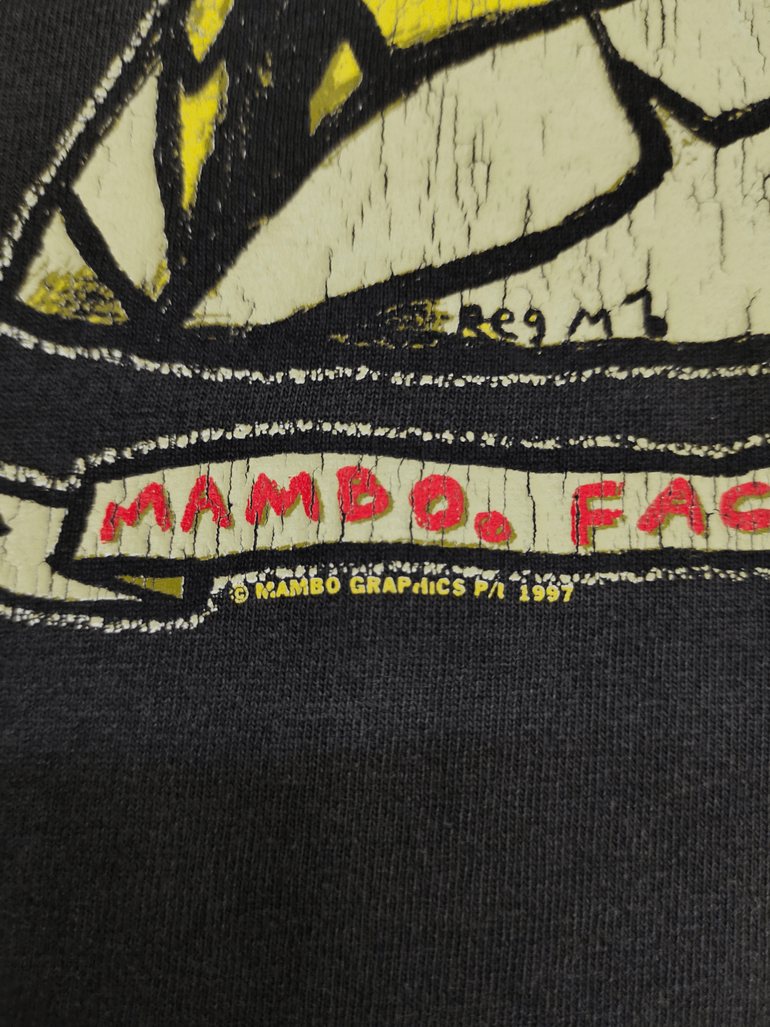 Mambo Vintage 90's Mambo Face-Cot 1997 T-Shirt Size US S / EU 44-46 / 1 - 4 Thumbnail