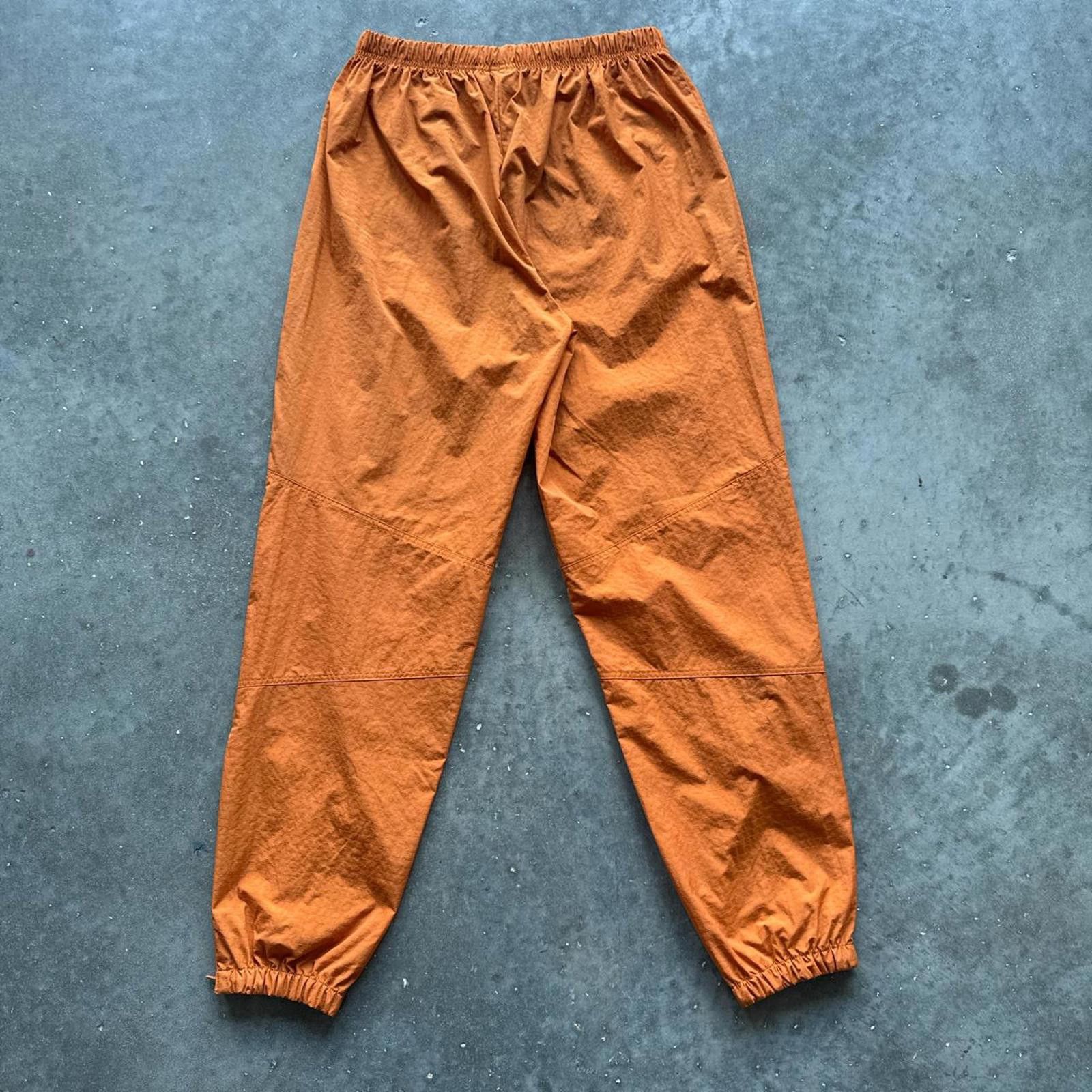 Other Actra Orange Nylon Track Pants Zippers On Leg Openings Size US 36 / EU 52 - 2 Thumbnail