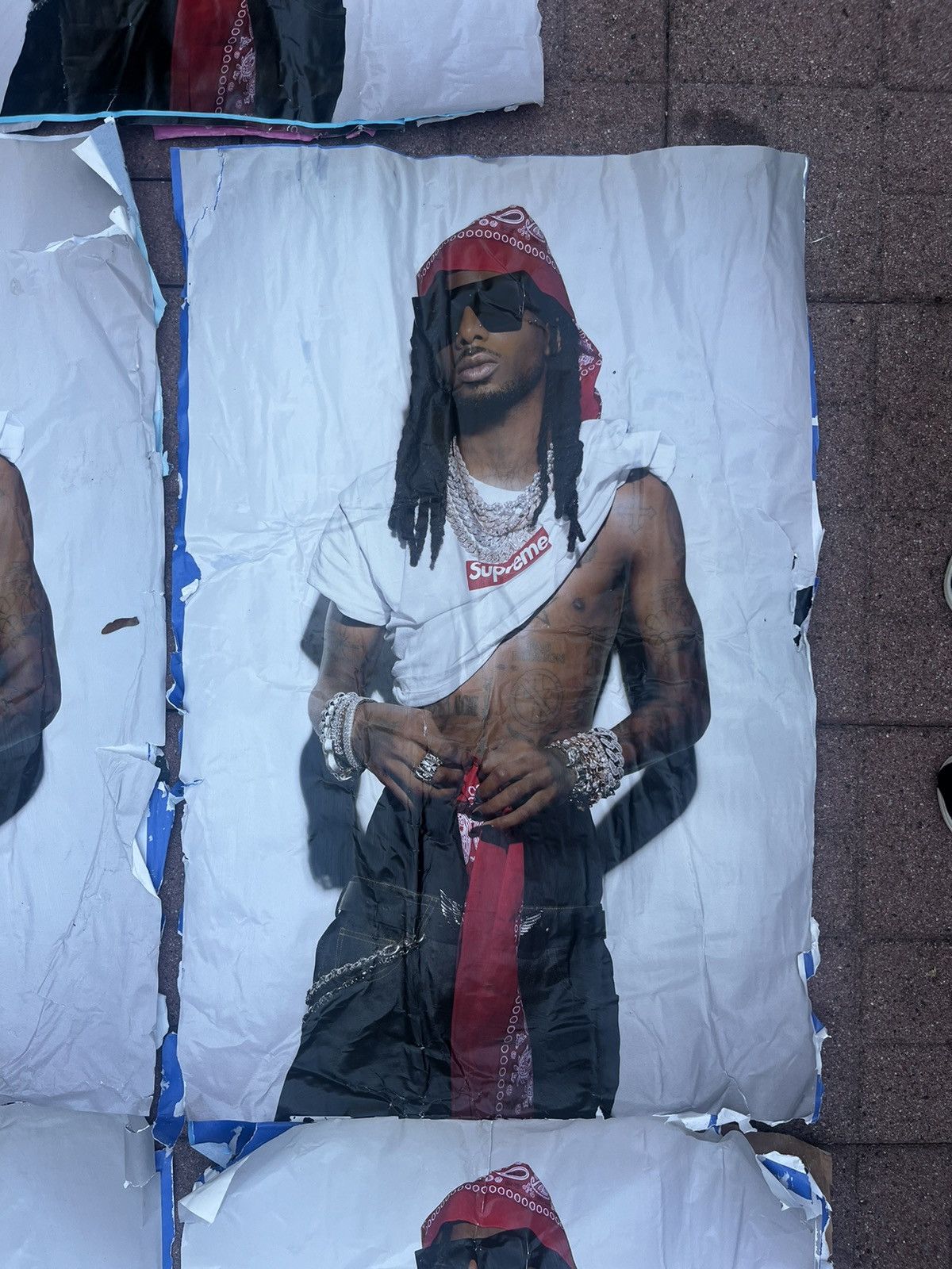 Supreme Supreme Playboi Carti Poster Small (5 IN HAND) Size ONE SIZE - 5 Thumbnail