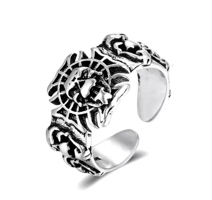 Jewelry × Vintage Lion Head Adjustable Ring Size ONE SIZE - 3 Thumbnail