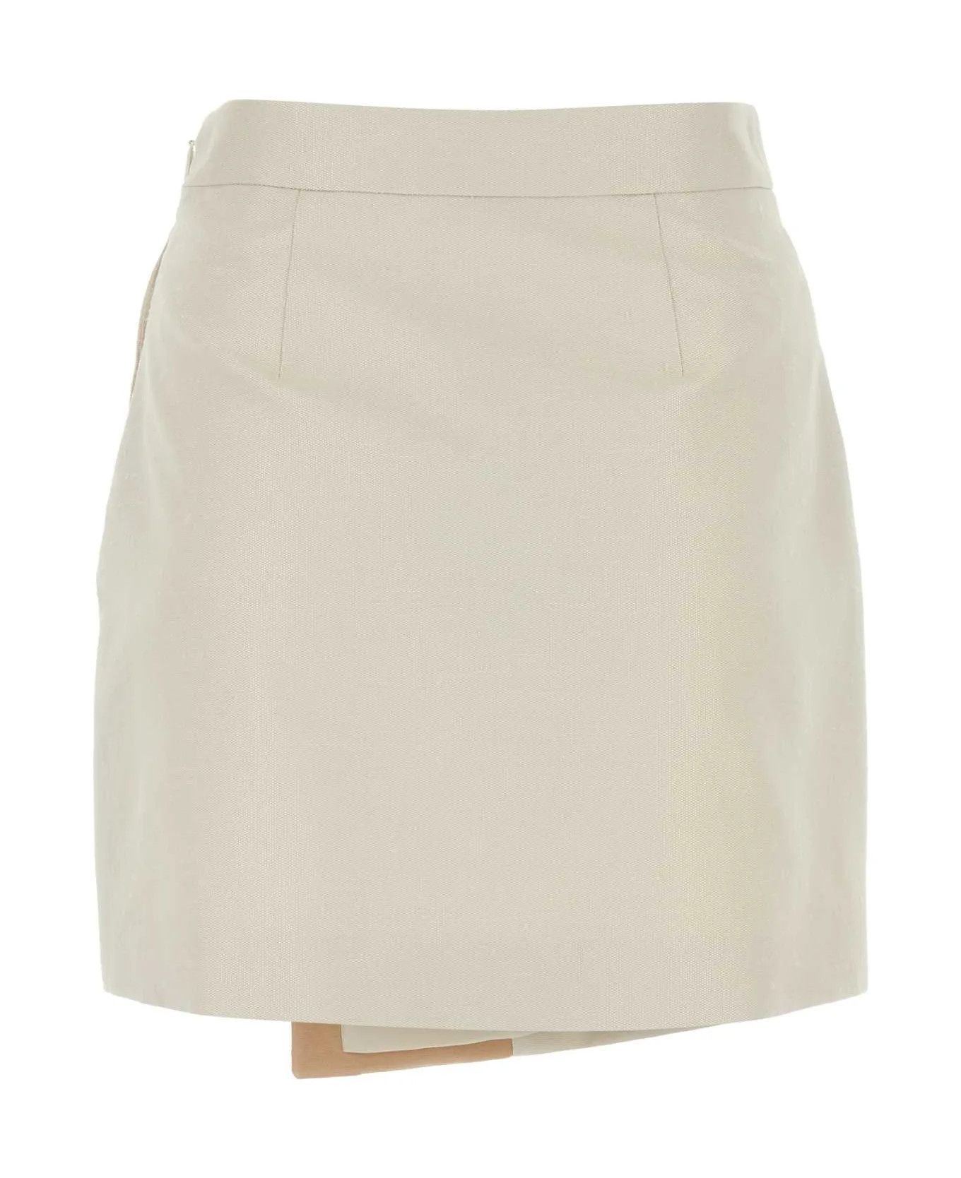 Fendi o1s1wg110426 Skirt in White Size 27" / US 4 / IT 40 - 2 Thumbnail
