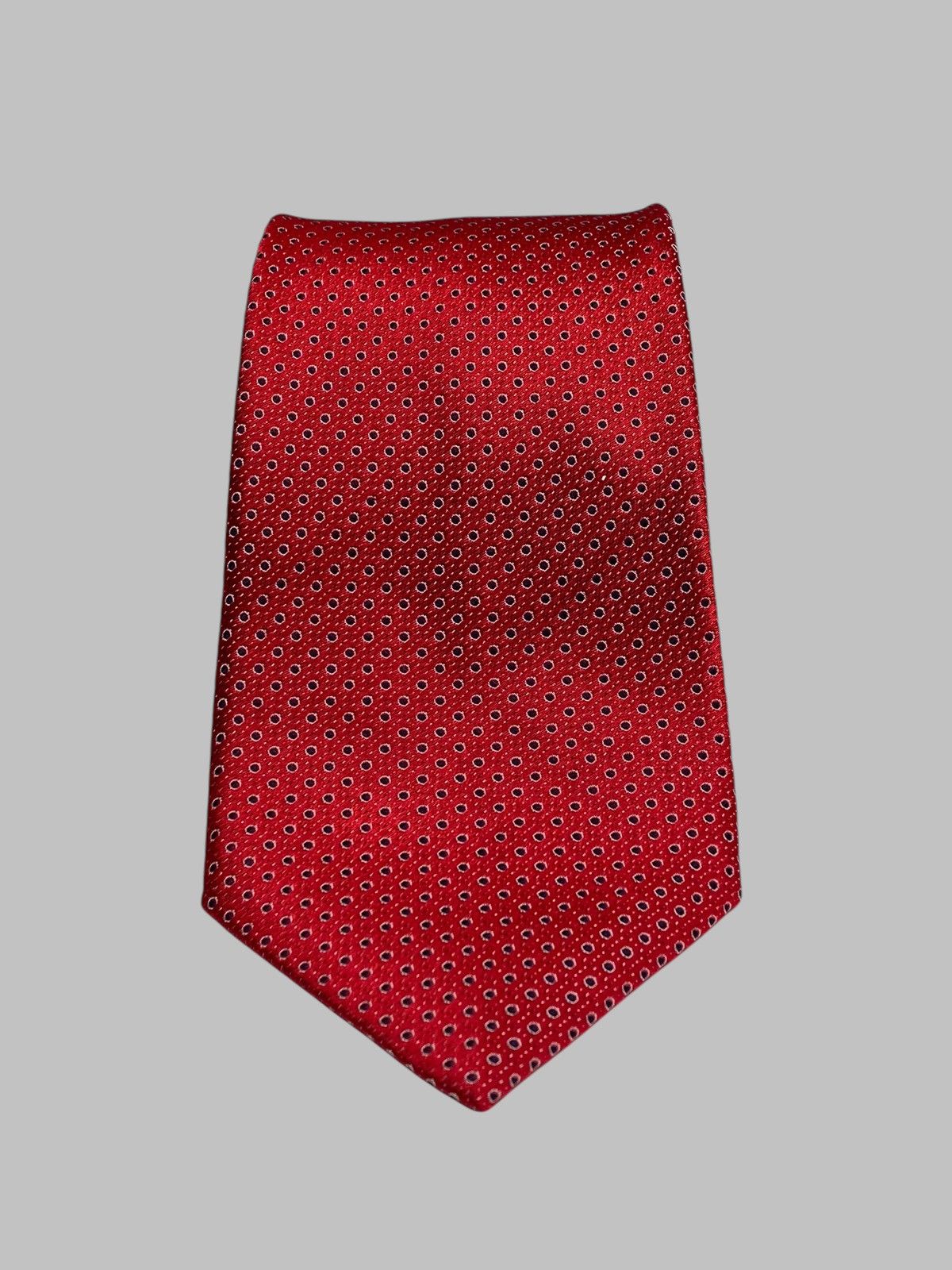 Other Italo Ferretti Tie Red 100% Silk Size ONE SIZE - 5 Thumbnail