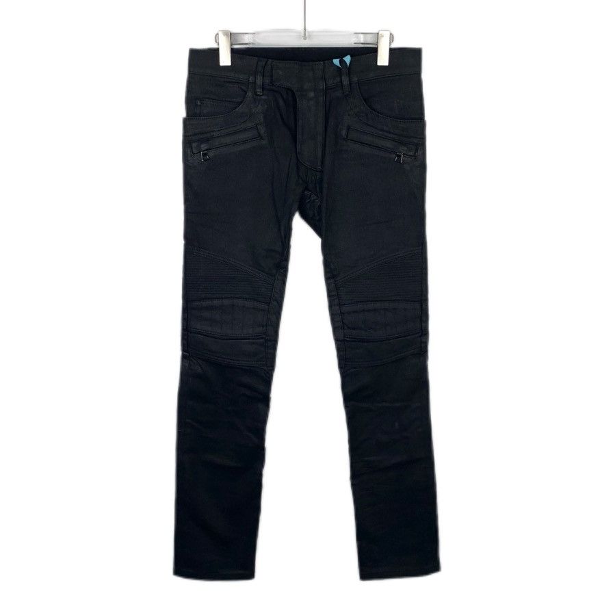 Balmain Balmain Black Denim Pants K26WX Size US 29 - 1 Thumbnail