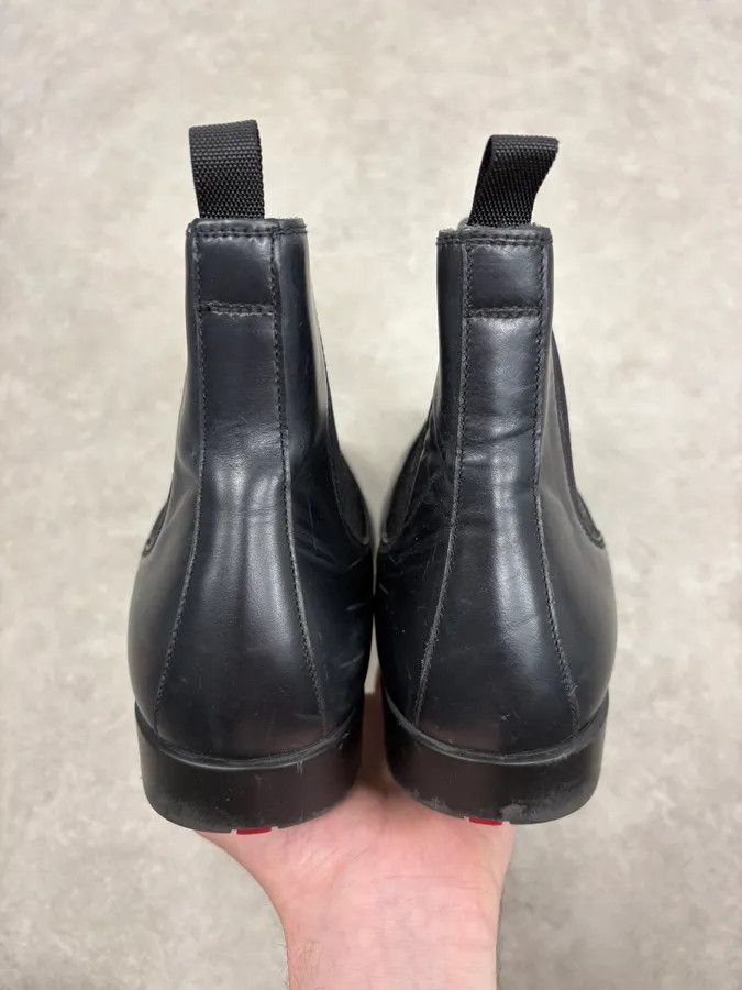 Prada 2000s Prada Black Leather Chelsea Boots Size US 8.5 / EU 41-42 - 9 Thumbnail