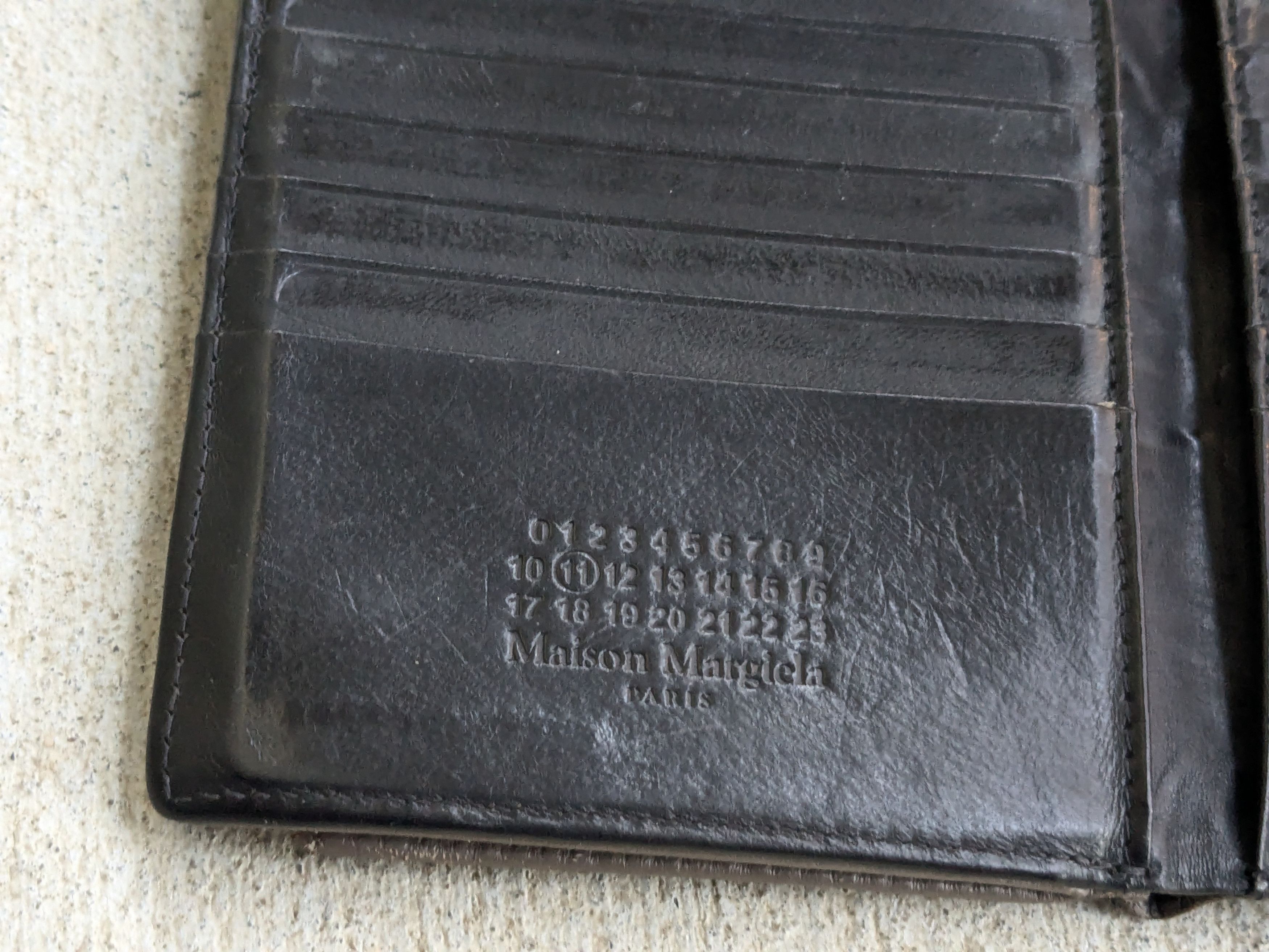 Maison Margiela Maison Margiela Cardholder Wallet Gray Leather Slim Size ONE SIZE - 11 Thumbnail