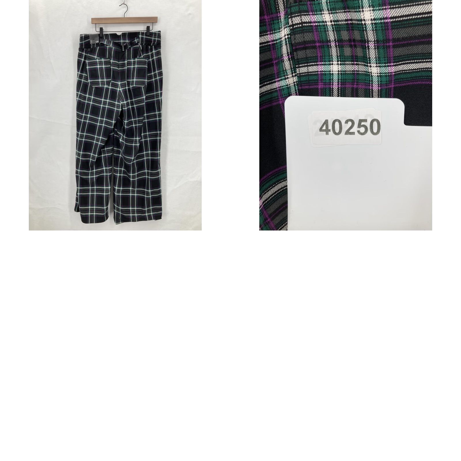 Torrid Torrid Pants Womens 12 Regular Delilah Plaid Wide Leg Studio Crepe High Rise NWT Size 34" / US 12 / IT 48 - 10 Thumbnail