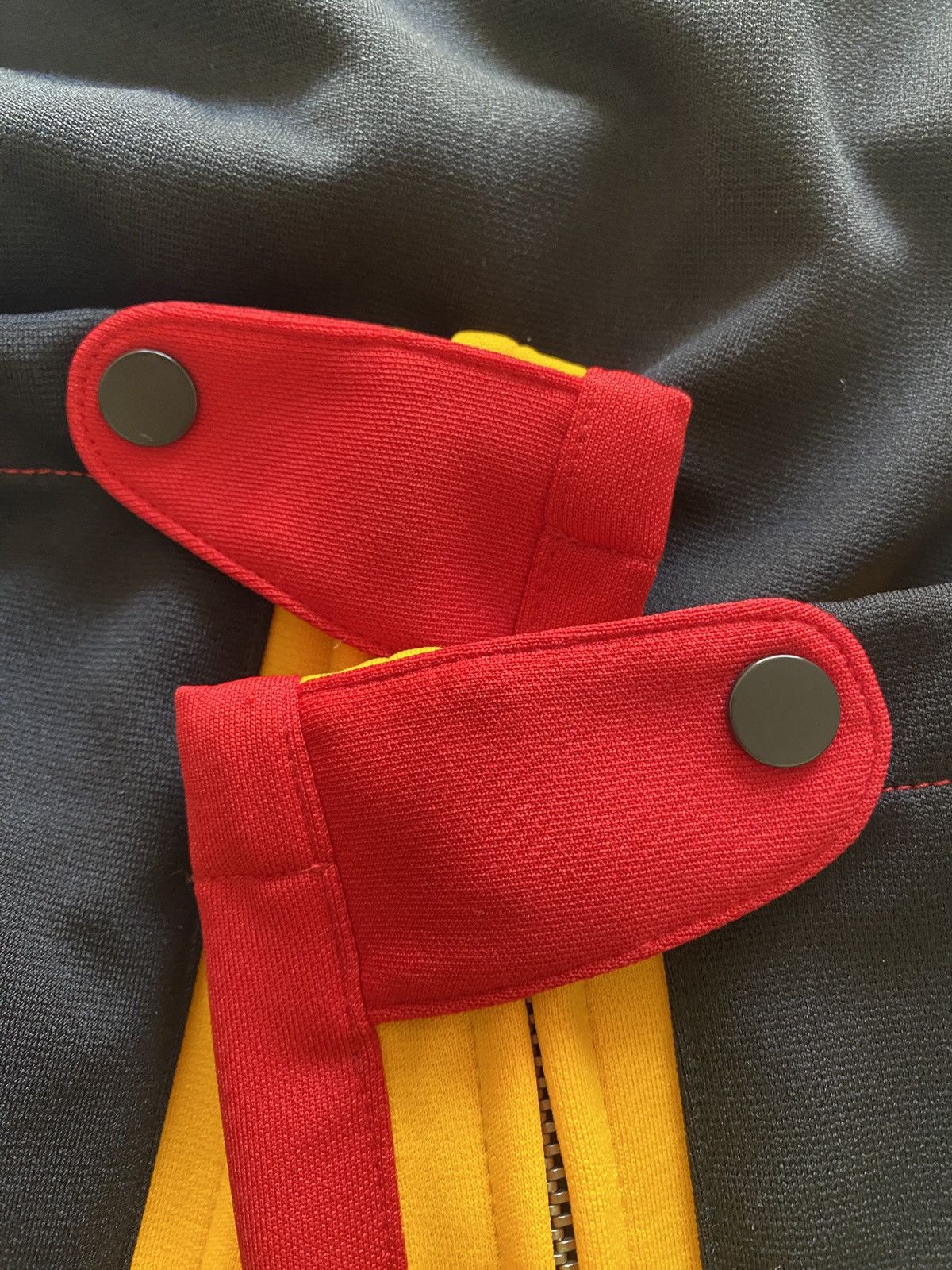 Fear of God Fear of God Moto Trackpants Cream/Red/Yellow/Black Medium Size US 32 / EU 48 - 10 Thumbnail