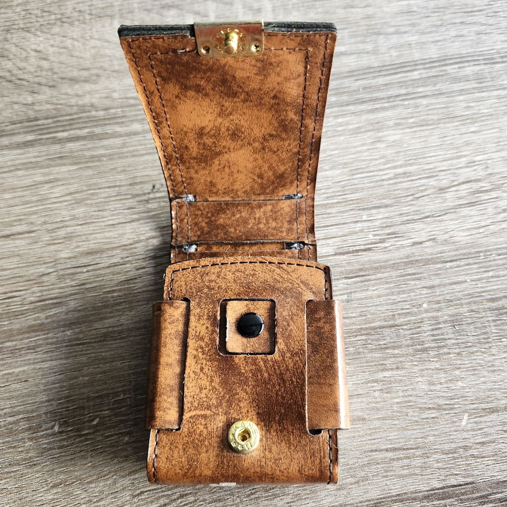 Vintage VINTAGE Brown Card Wallet Holder Men Wallet Brown Pattern Design Men Size ONE SIZE - 6 Thumbnail