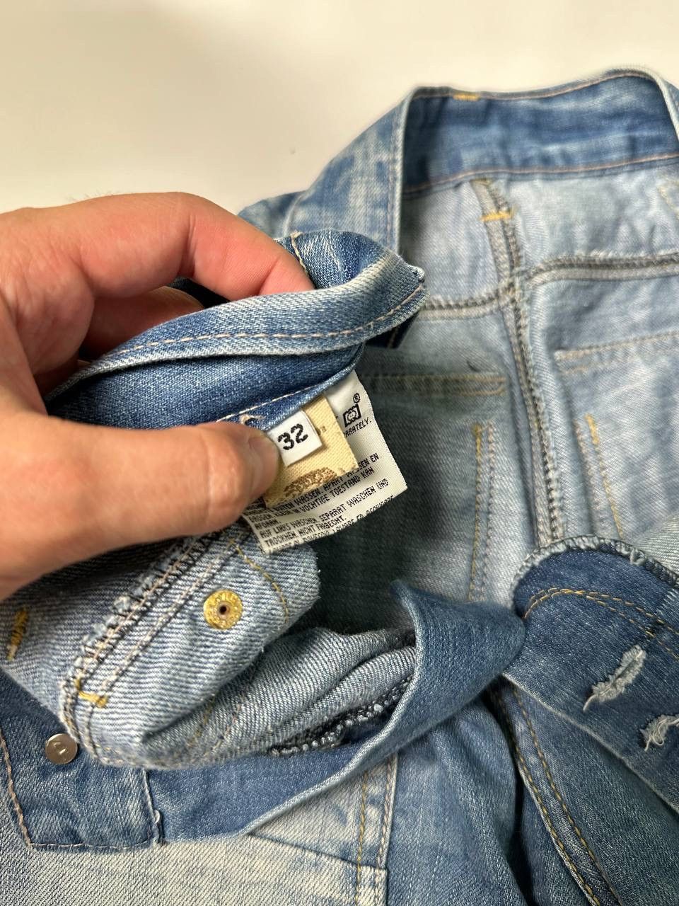 Diesel × Jean × Vintage 🔥90’s Vintage Made in Italy Diesel Jeans Short Size US 32 / EU 48 - 12 Thumbnail