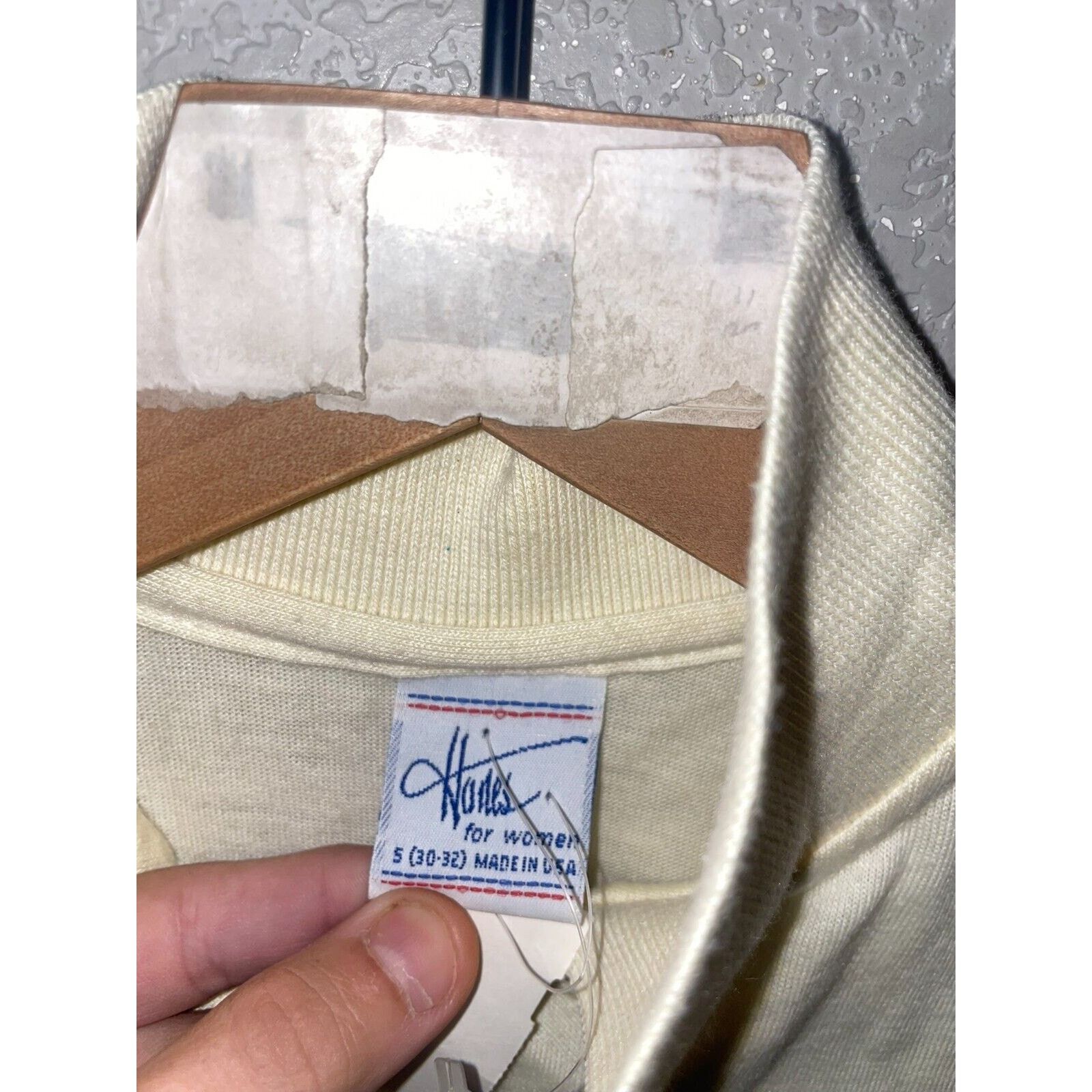 Hanes 1970s Vintage Women's Hanes For Women Polo Blank Shirt 70s Size S / US 4 / IT 40 - 6 Thumbnail