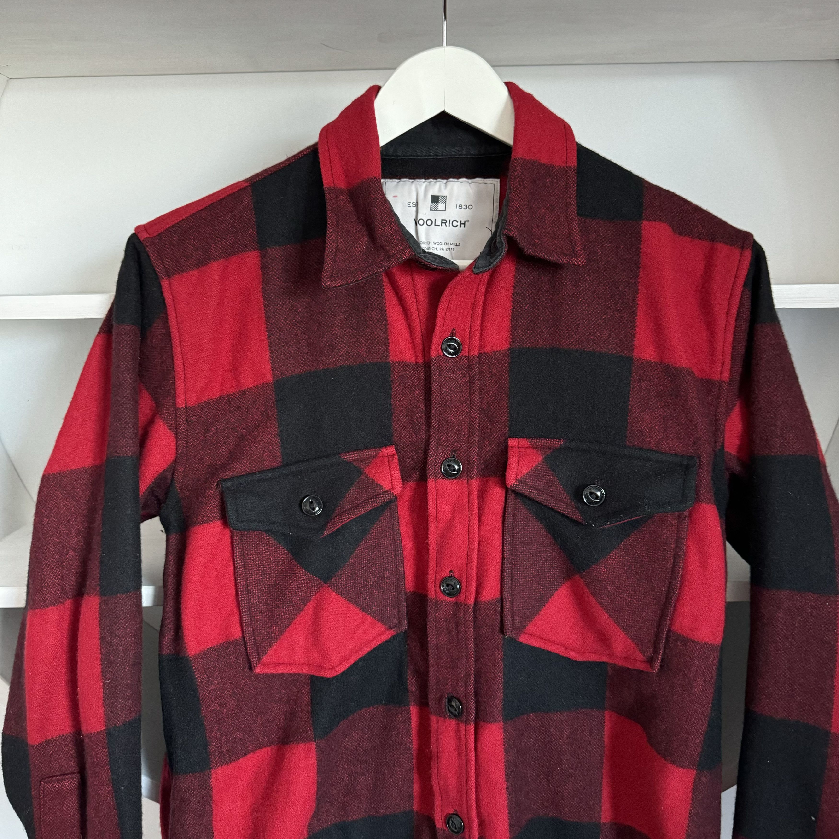 Woolrich Woolen Mills WOOLRICH Check Wool Shirt Jacket Size M Size US M / EU 48-50 / 2 - 4 Thumbnail