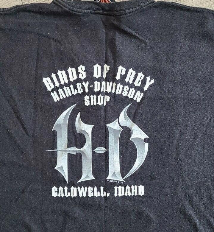Harley Davidson Harley Davidson Shirt Extra Large Caldwell Idaho Flames Size US XL / EU 56 / 4 - 4 Thumbnail