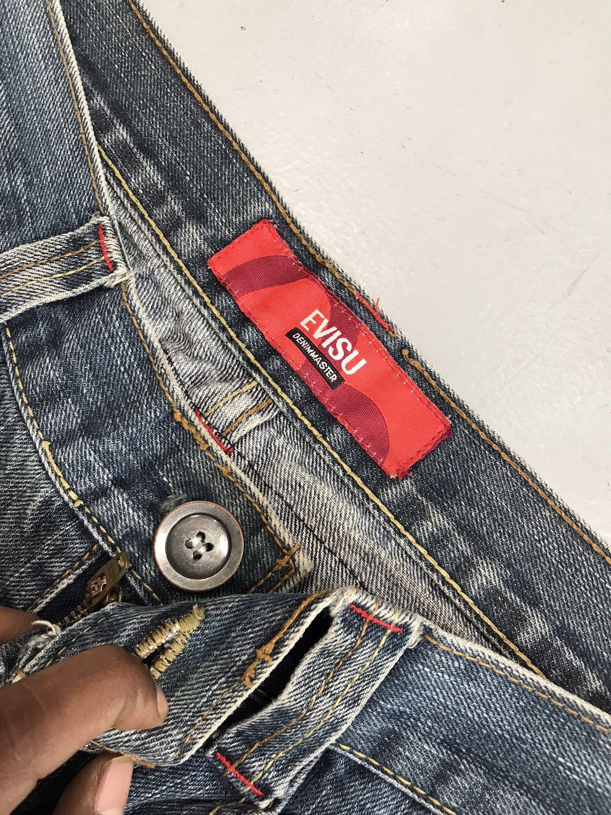 Japanese Brand Vintage Evisu inspired denim Size US 32 / EU 48 - 6 Thumbnail