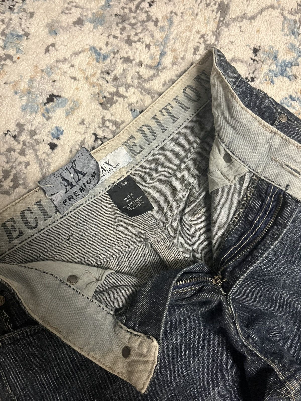 Emporio Armani Vintage Japanese flared denim jeans indi style Size US 28 / EU 44 - 5 Thumbnail