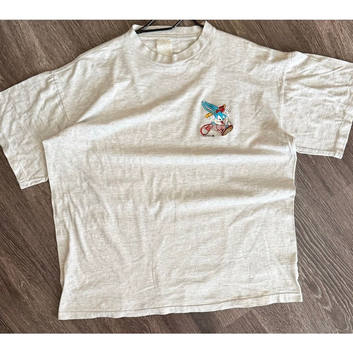 Warner Bros Vintage 90s Tiny Toon Adventures Buster Bunny Embroidery Tee Size US L / EU 52-54 / 3 - 3 Thumbnail