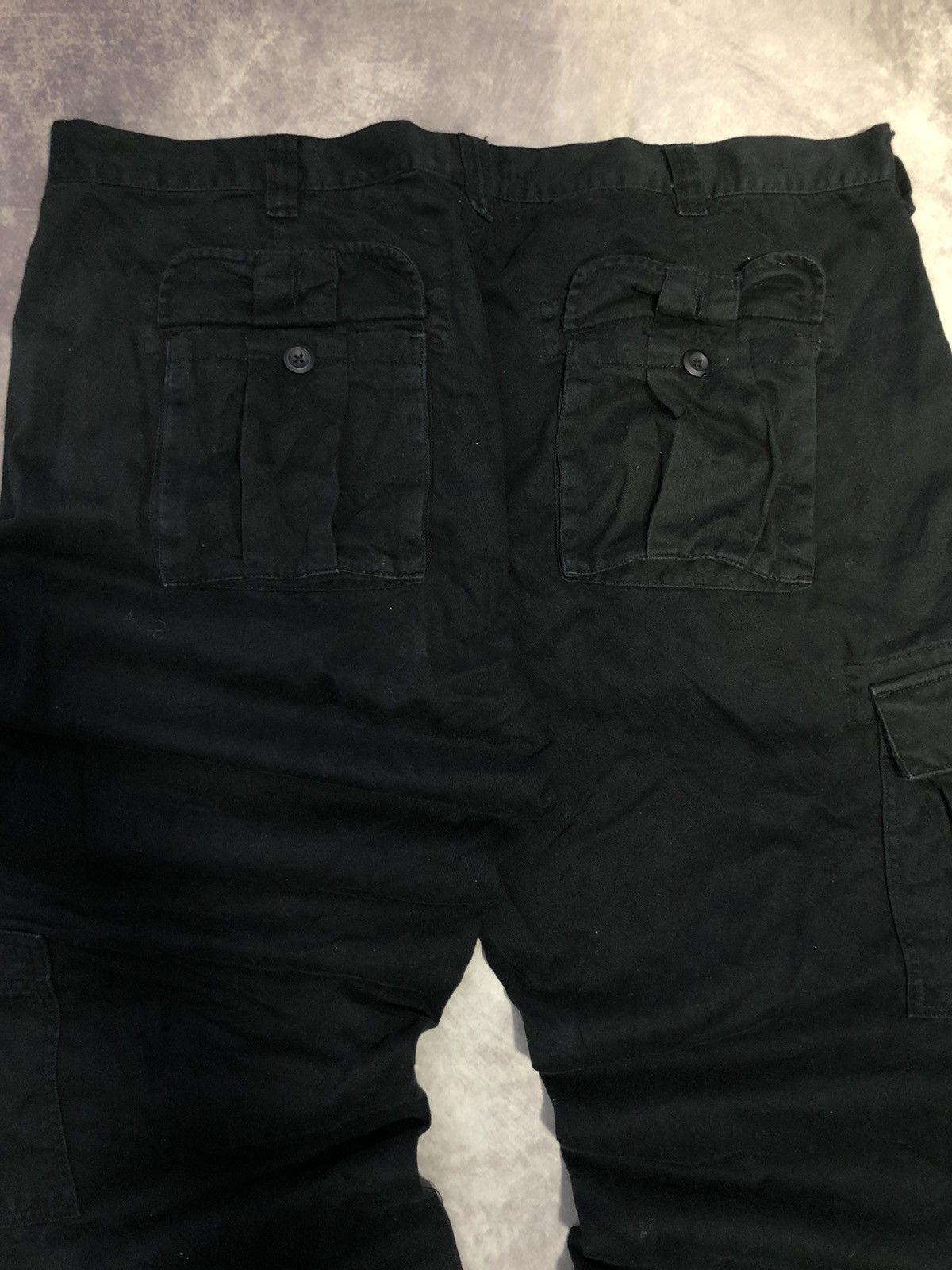JNCO Vintage Bugle Boy Double Knee Cargo Jeans Y2K Size US 36 / EU 52 - 11 Thumbnail