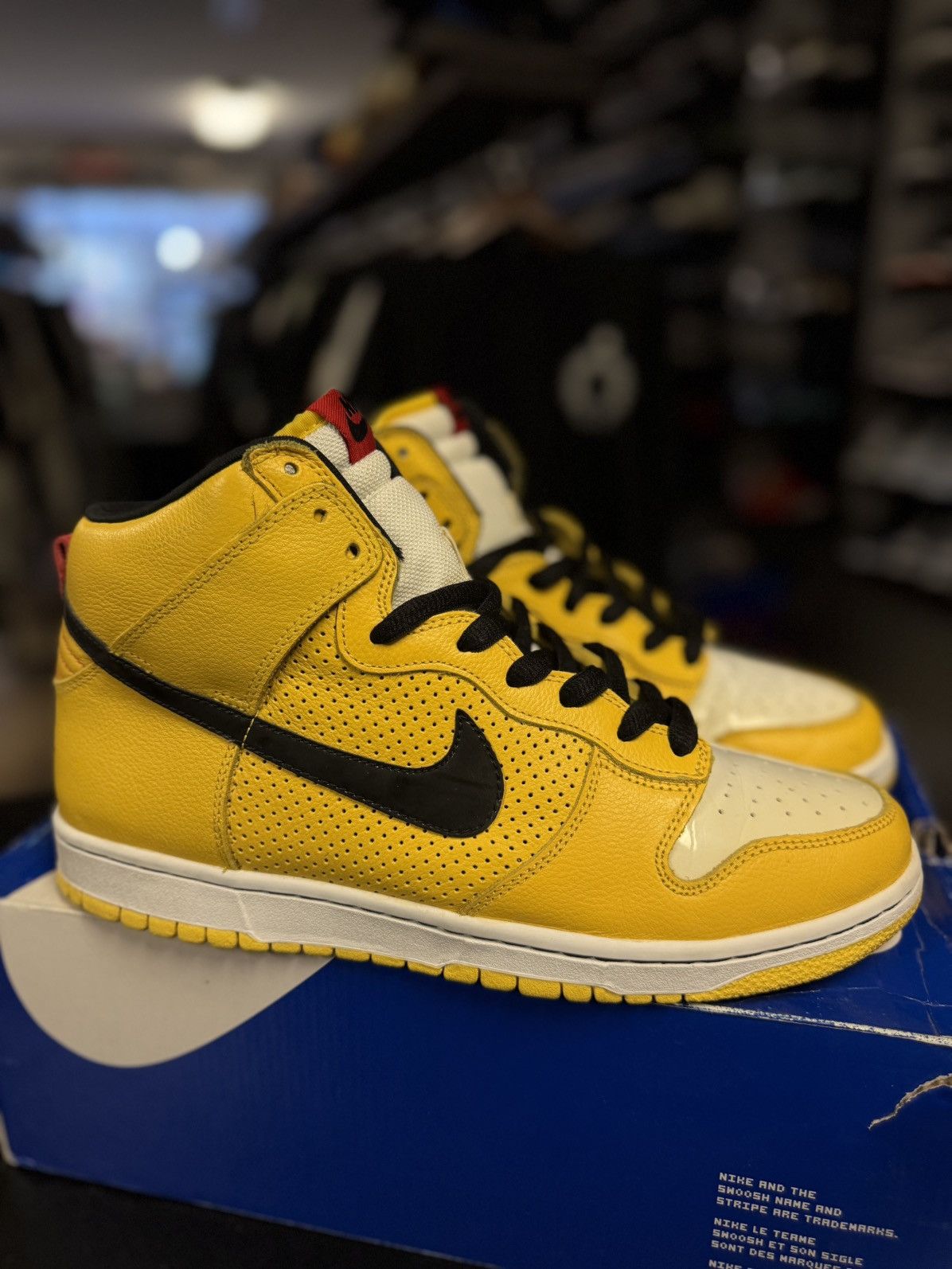 Nike Size 11 - Nike SB Dunk High Premium Wet Floor OG BOX 2009 Size US 11 / EU 44 - 4 Thumbnail