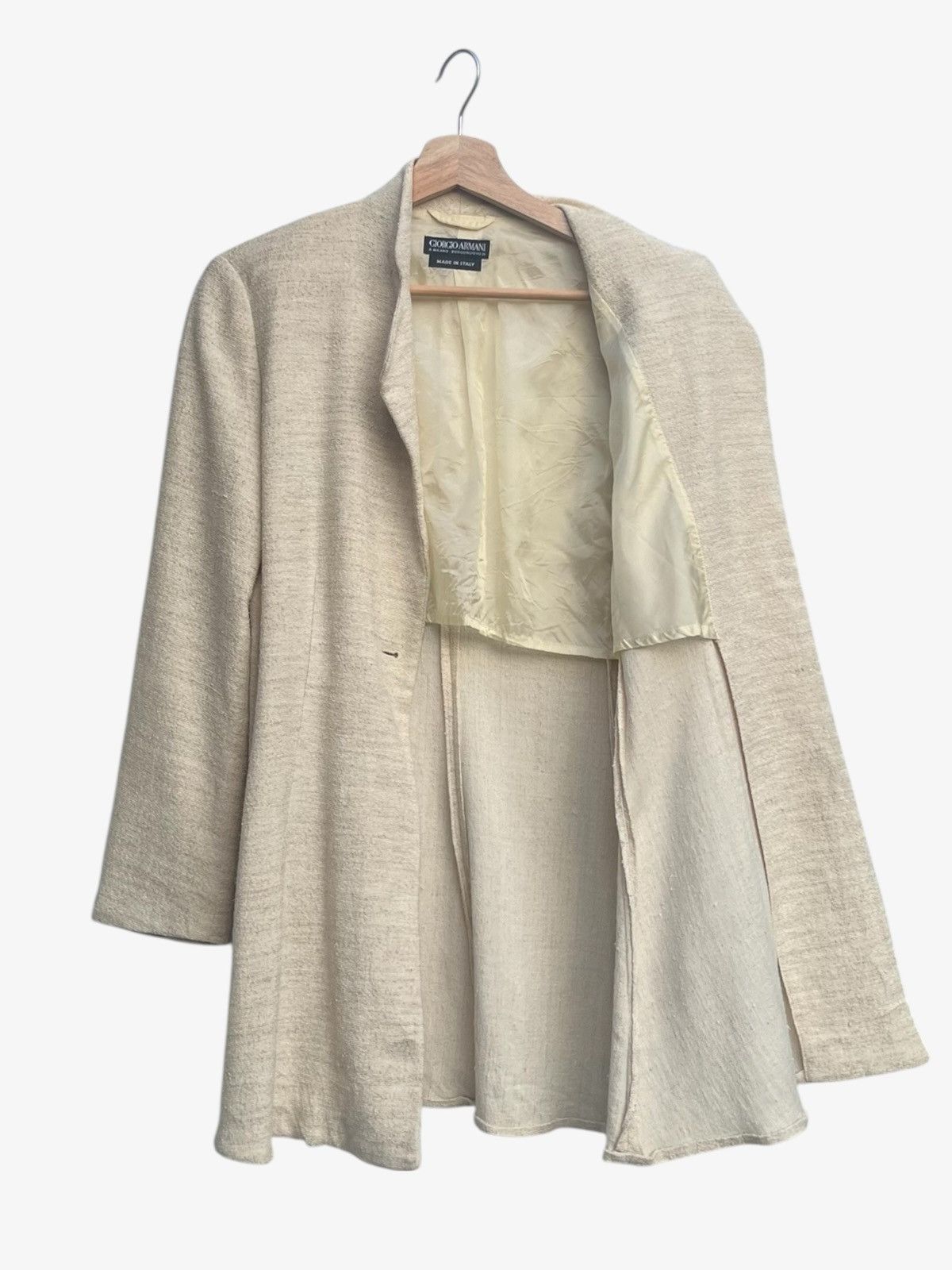 Giorgio Armani Giorgio Armani Single Button Textured Blazer Coat Size XS / US 0-2 / IT 36-38 - 3 Thumbnail