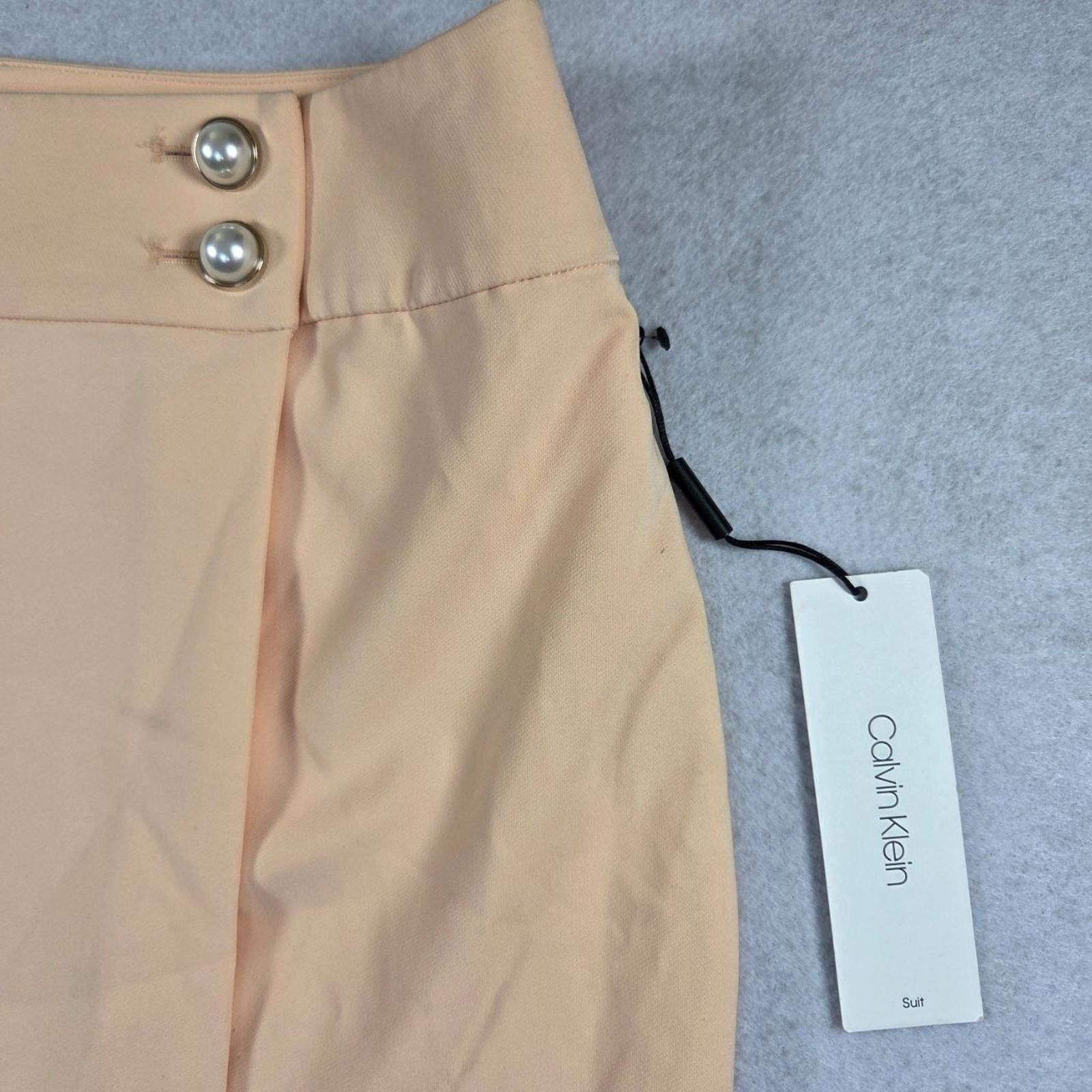 Calvin Klein NWT Calvin Klein Womens Size 16 Tan Suit Skirt - W/ Staining Size XXL / US 16-18 / IT 52-54 - 2 Thumbnail