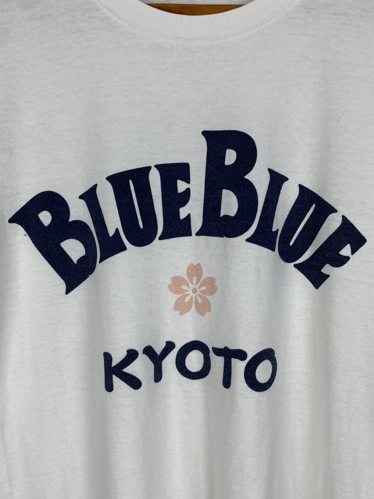 Blue Blue Japan × Japanese Brand RARE BLUE BLUE KYOTO JAPANESE TSHIRT Size US S / EU 44-46 / 1 - 5 Thumbnail