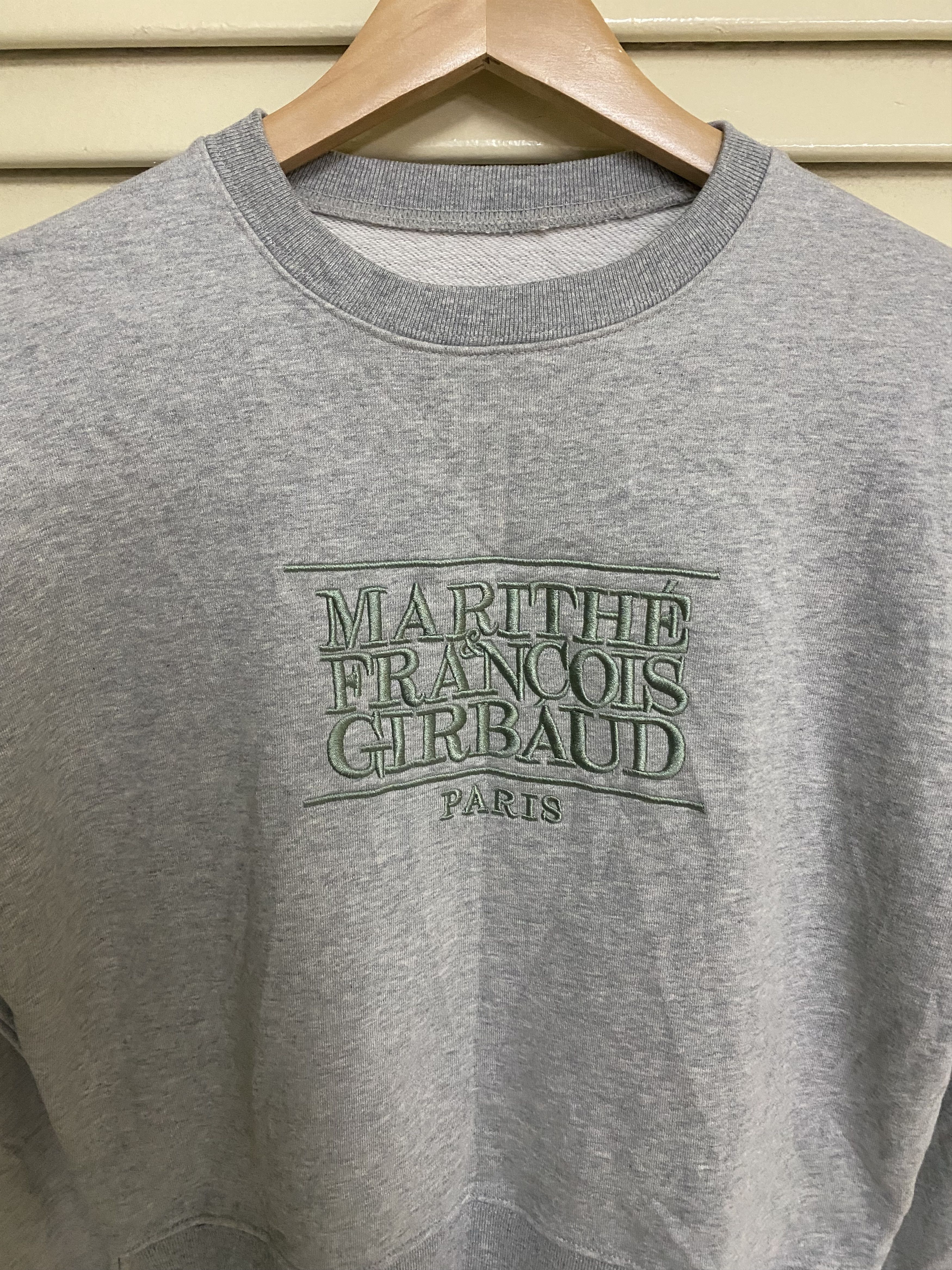 Marithe + Francois Girbaud Marithe Francois Girbaud Classic Logo Crop Sweatshirt Size M / US 6-8 / IT 42-44 - 3 Thumbnail